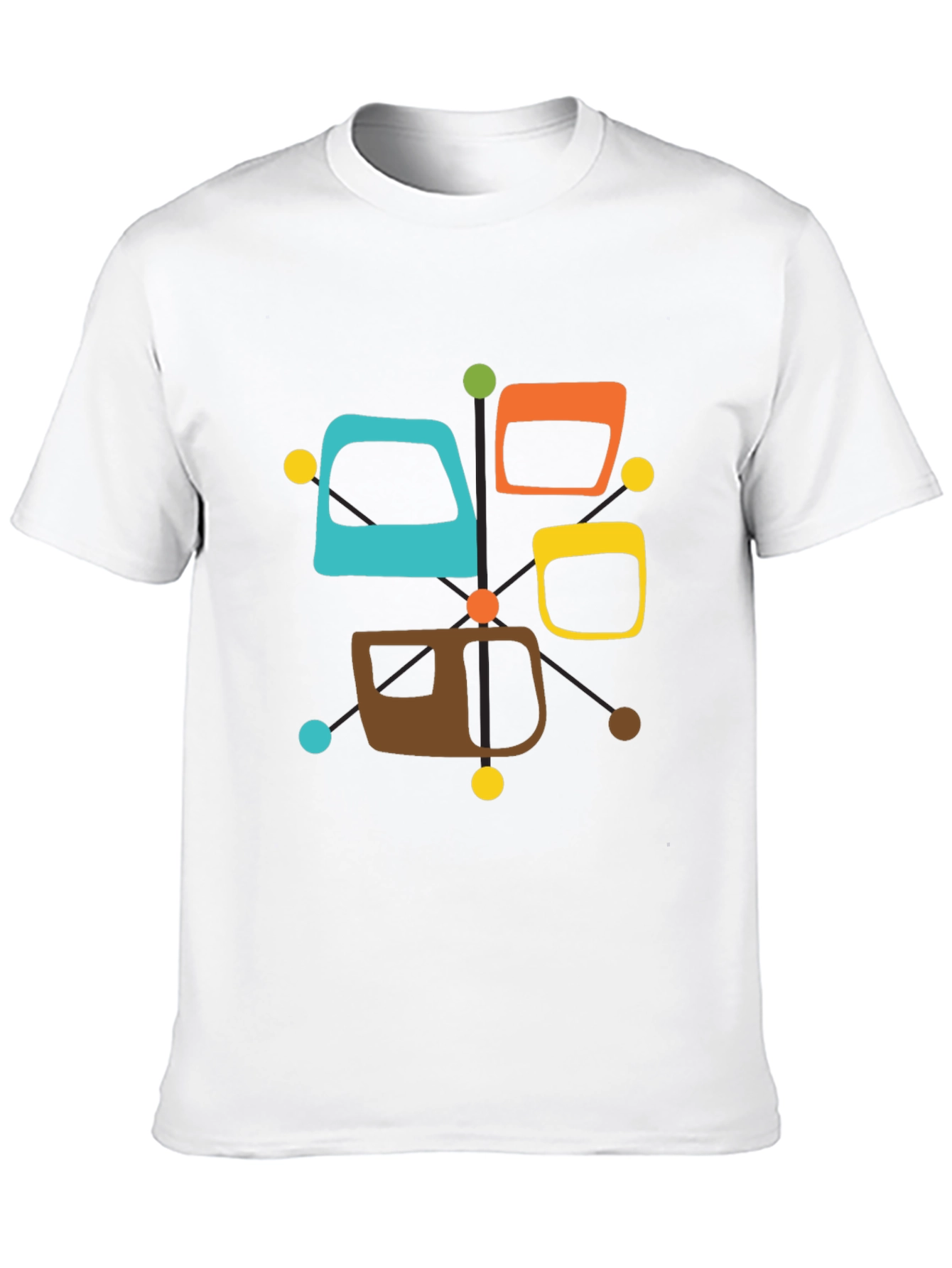 Retro Atomic Colorful T-Shirt