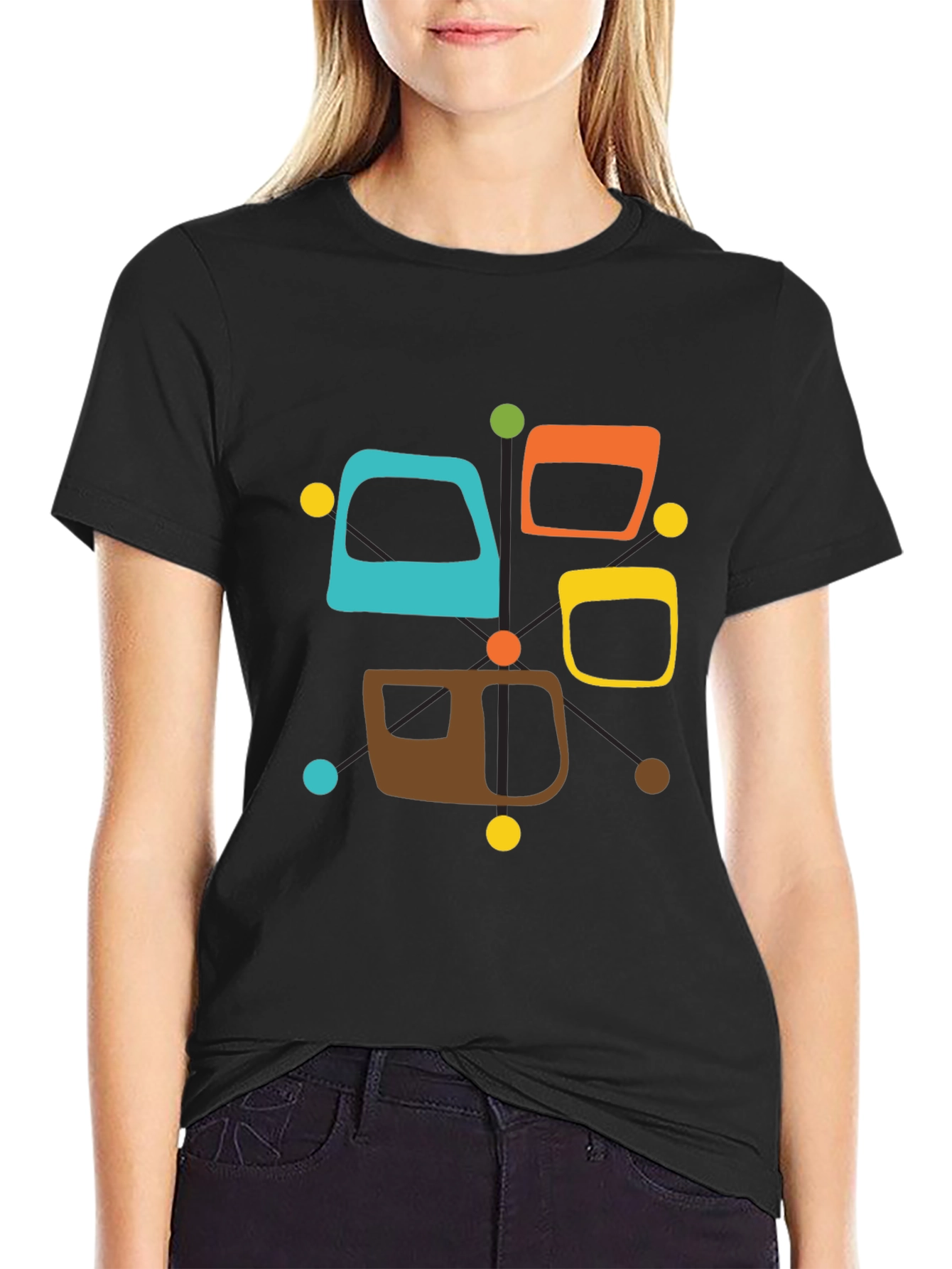 Retro Atomic Colorful T-Shirt