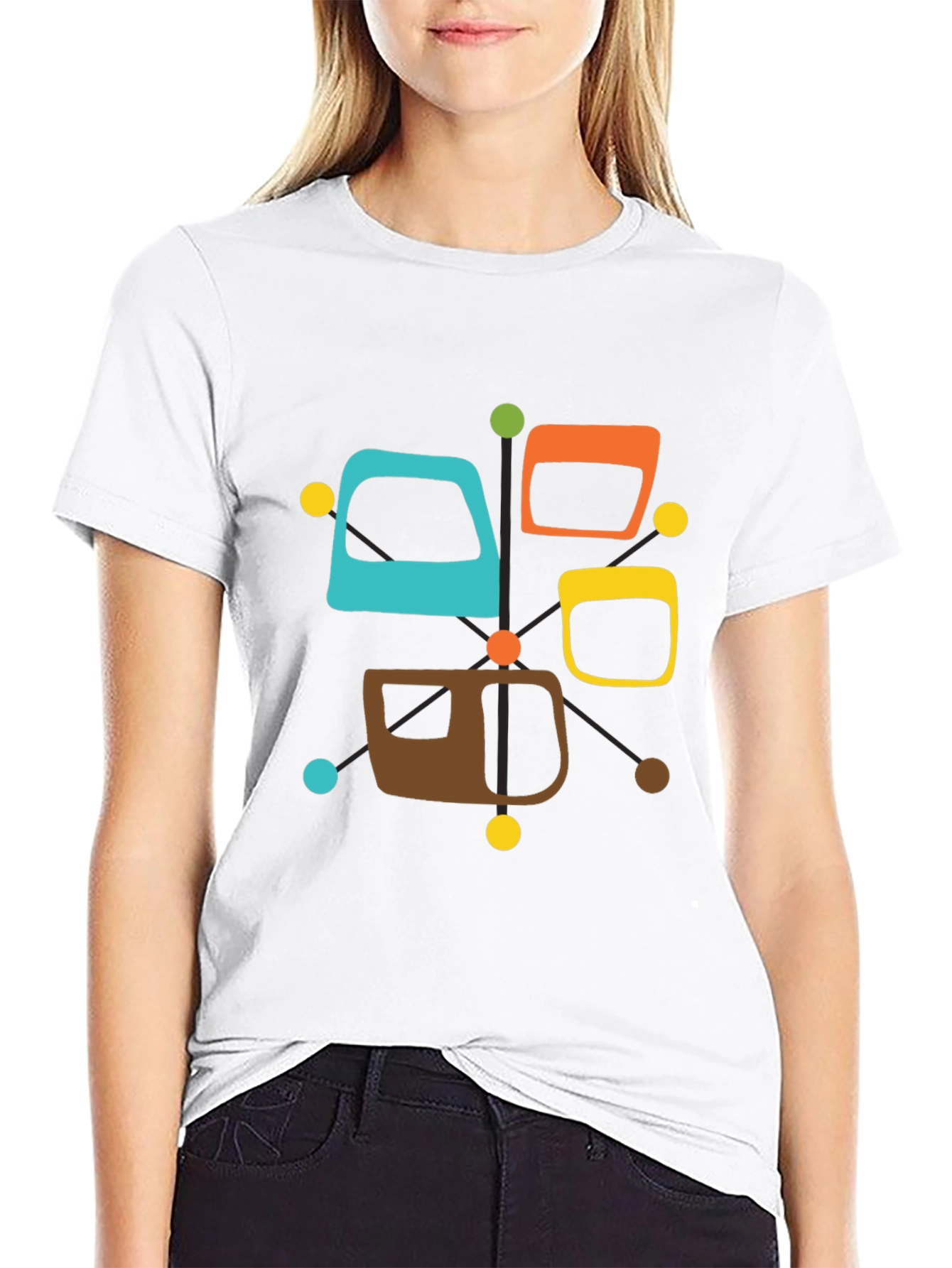 Retro Atomic Colorful T-Shirt