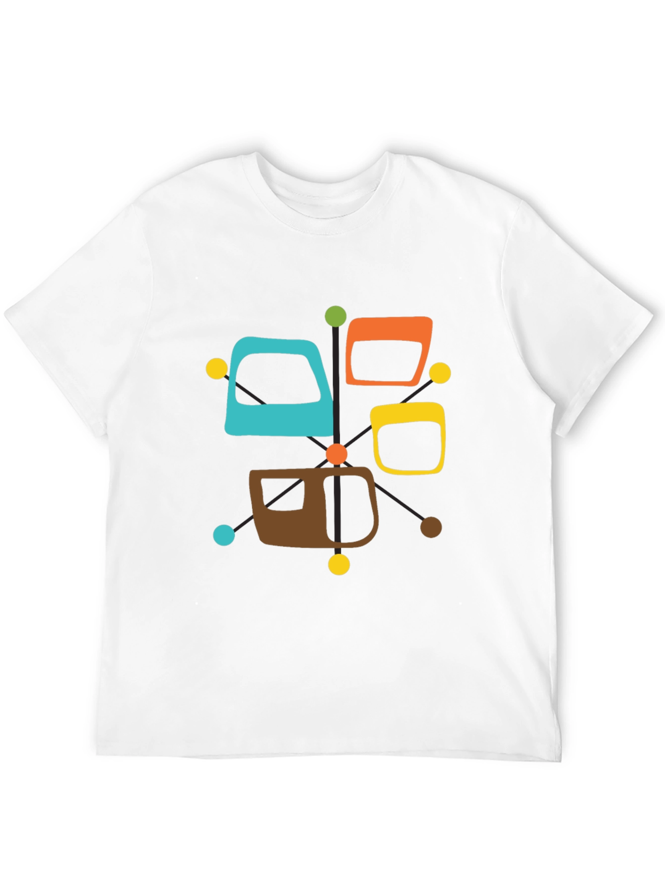 Retro Atomic Colorful T-Shirt