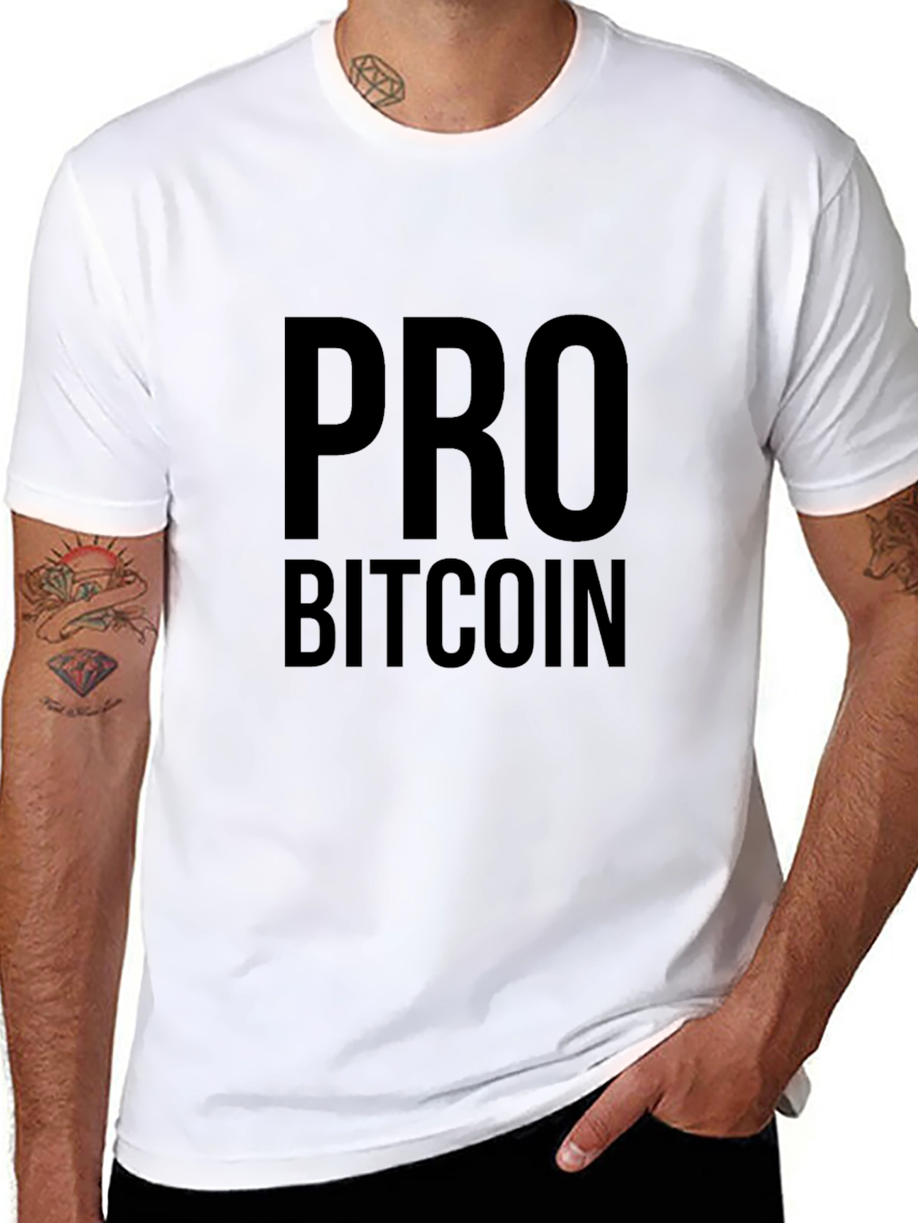 Pro Bitcoin Black T-Shirt