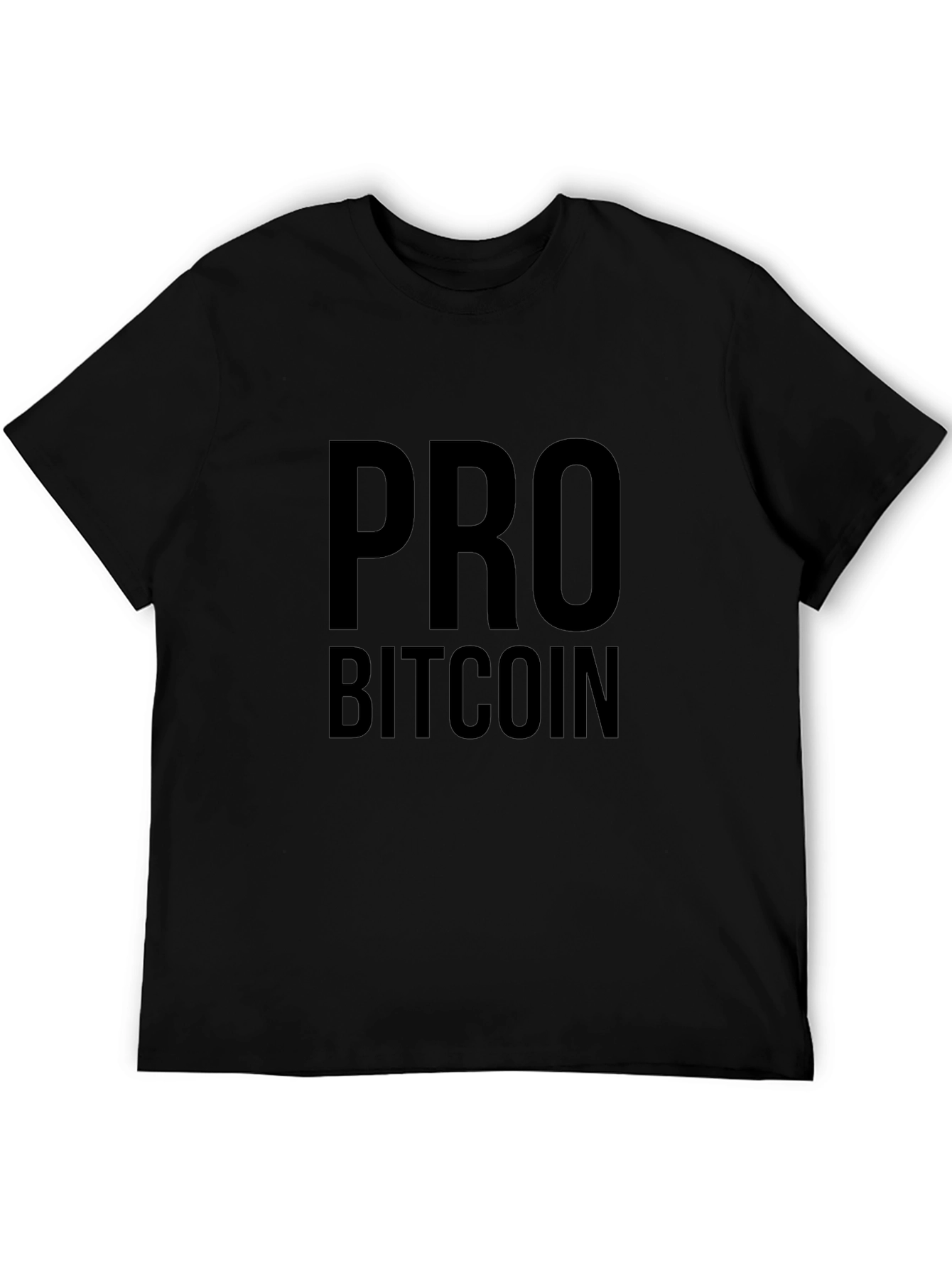 Pro Bitcoin Black T-Shirt