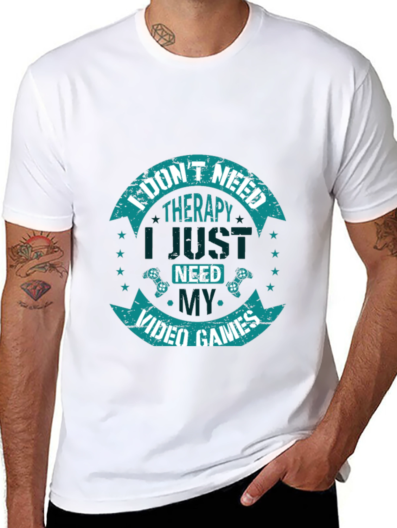 I Dont Need Therapy Video Games T-Shirt