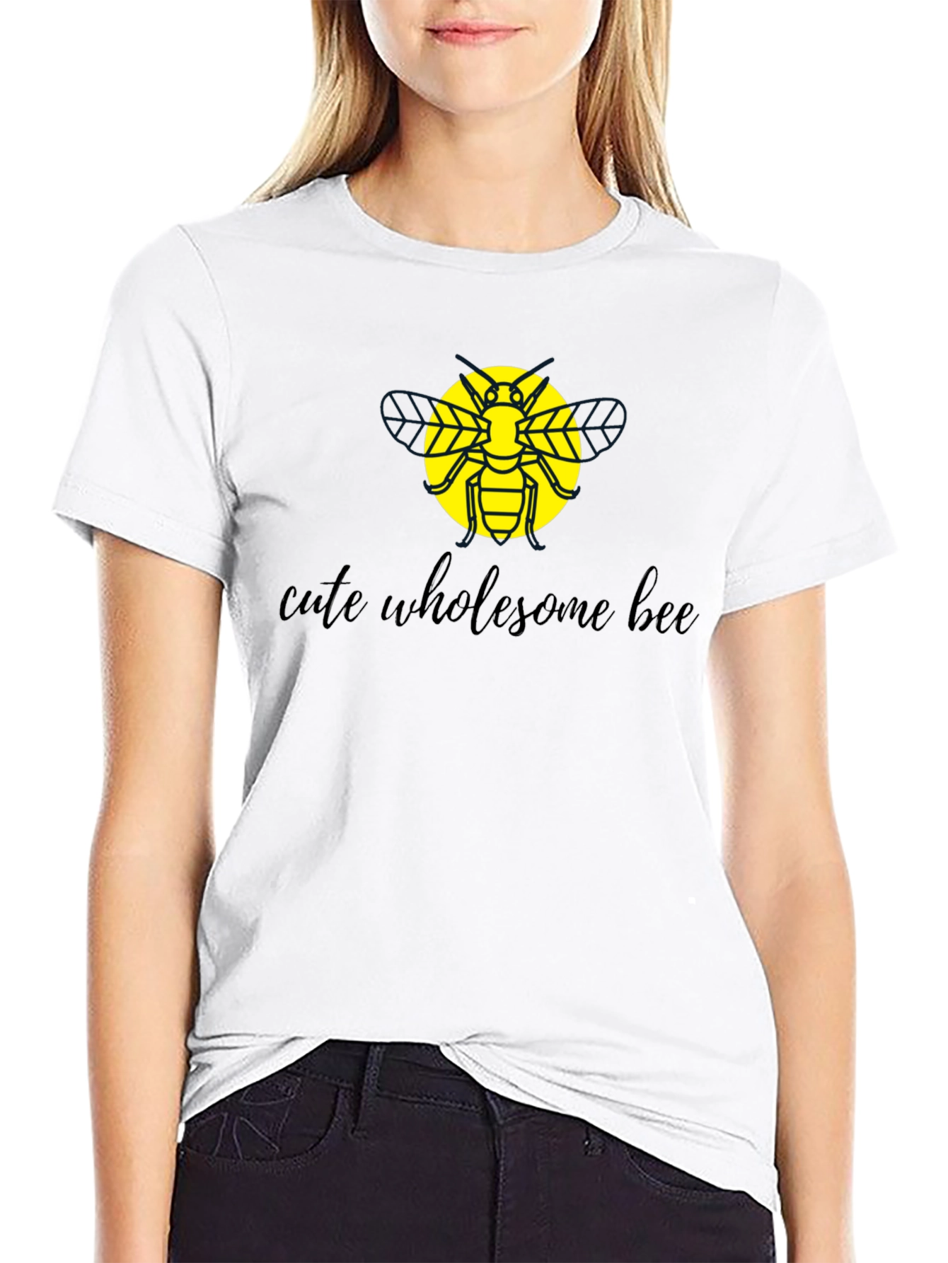 Cute Wholesome Bee Graphic Tee