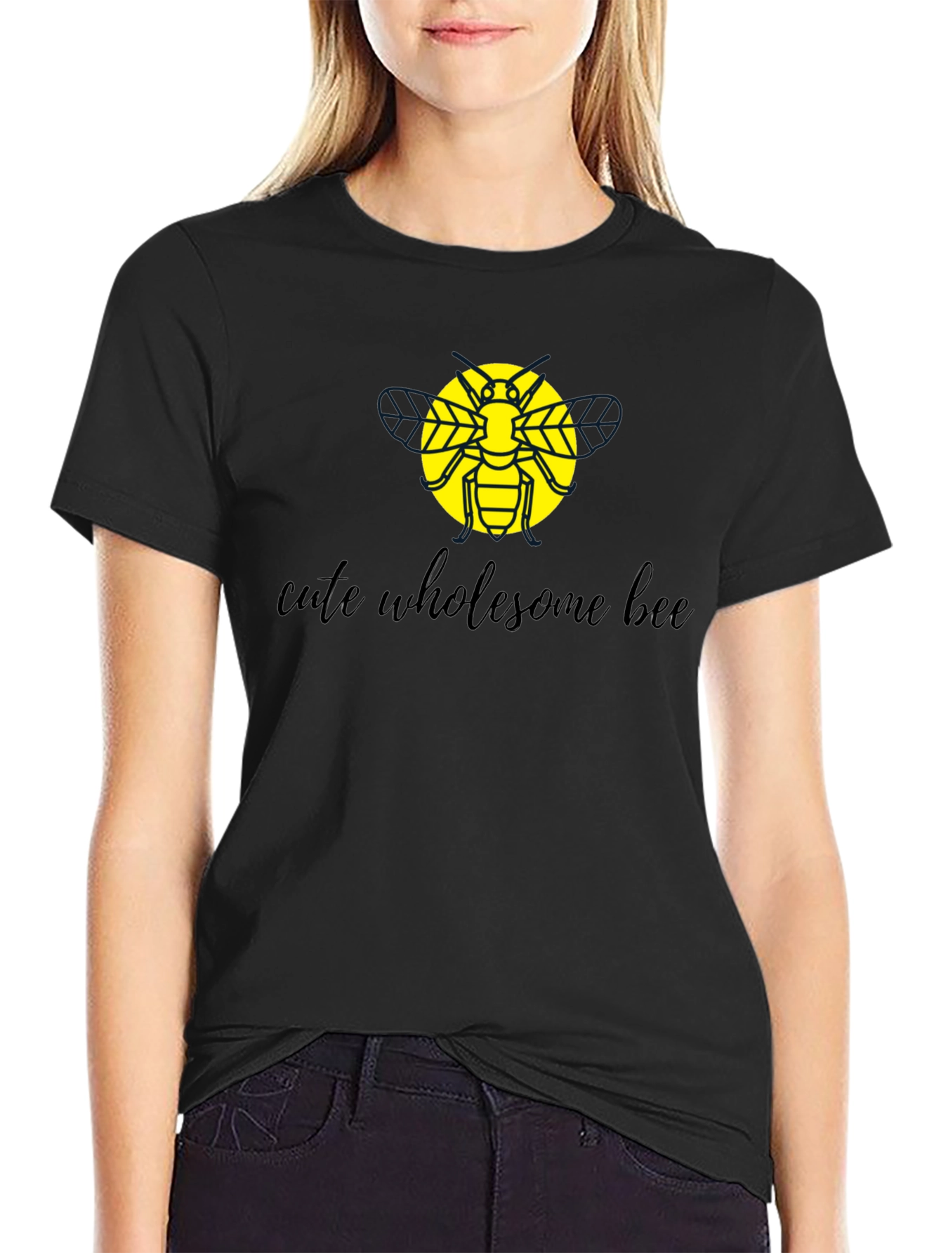 Cute Wholesome Bee Graphic Tee