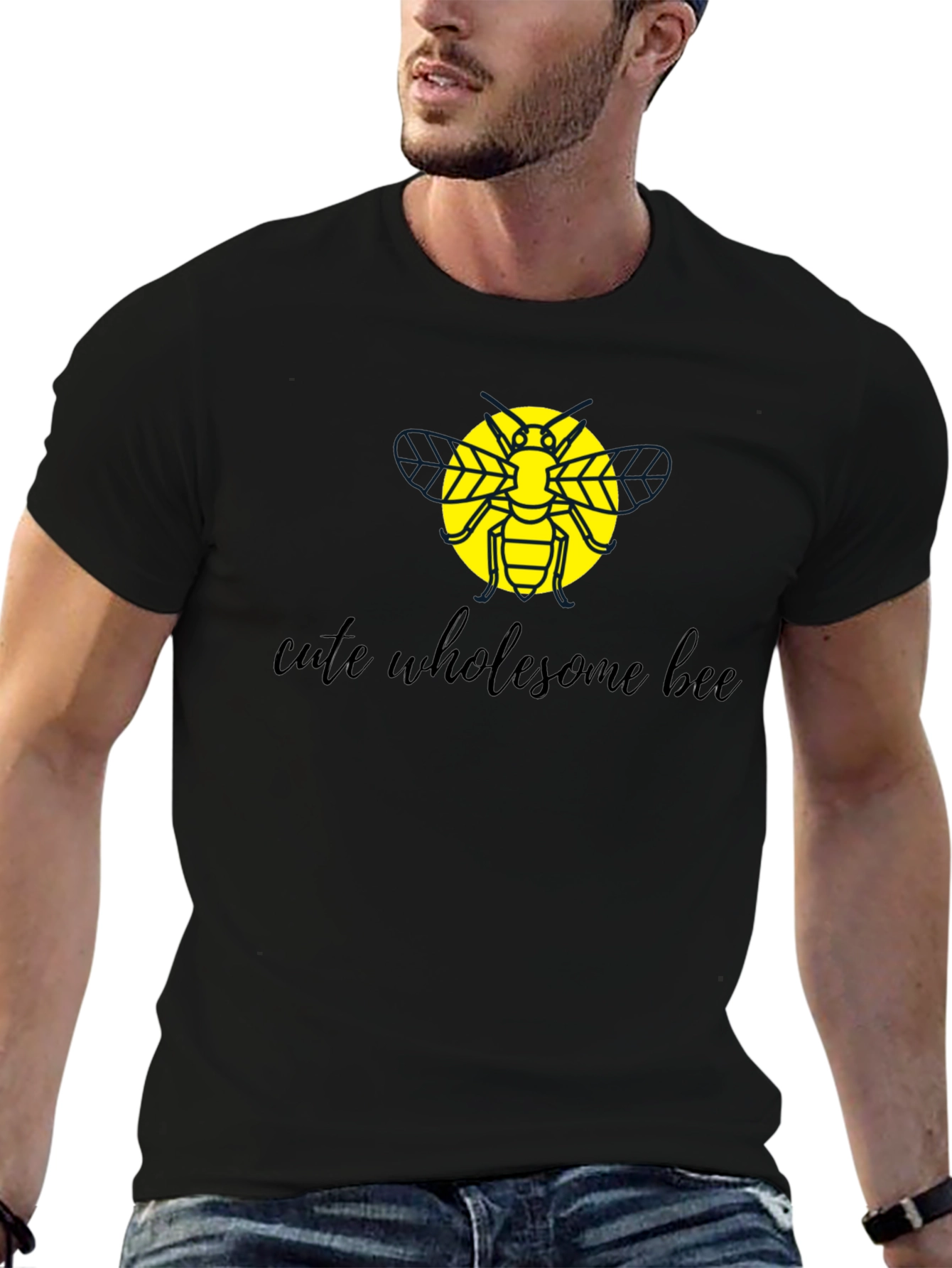 Cute Wholesome Bee Graphic Tee