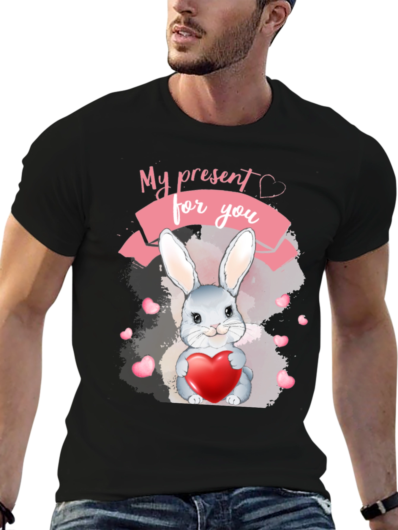 My Present For You Rabbit Heart T-Shirt