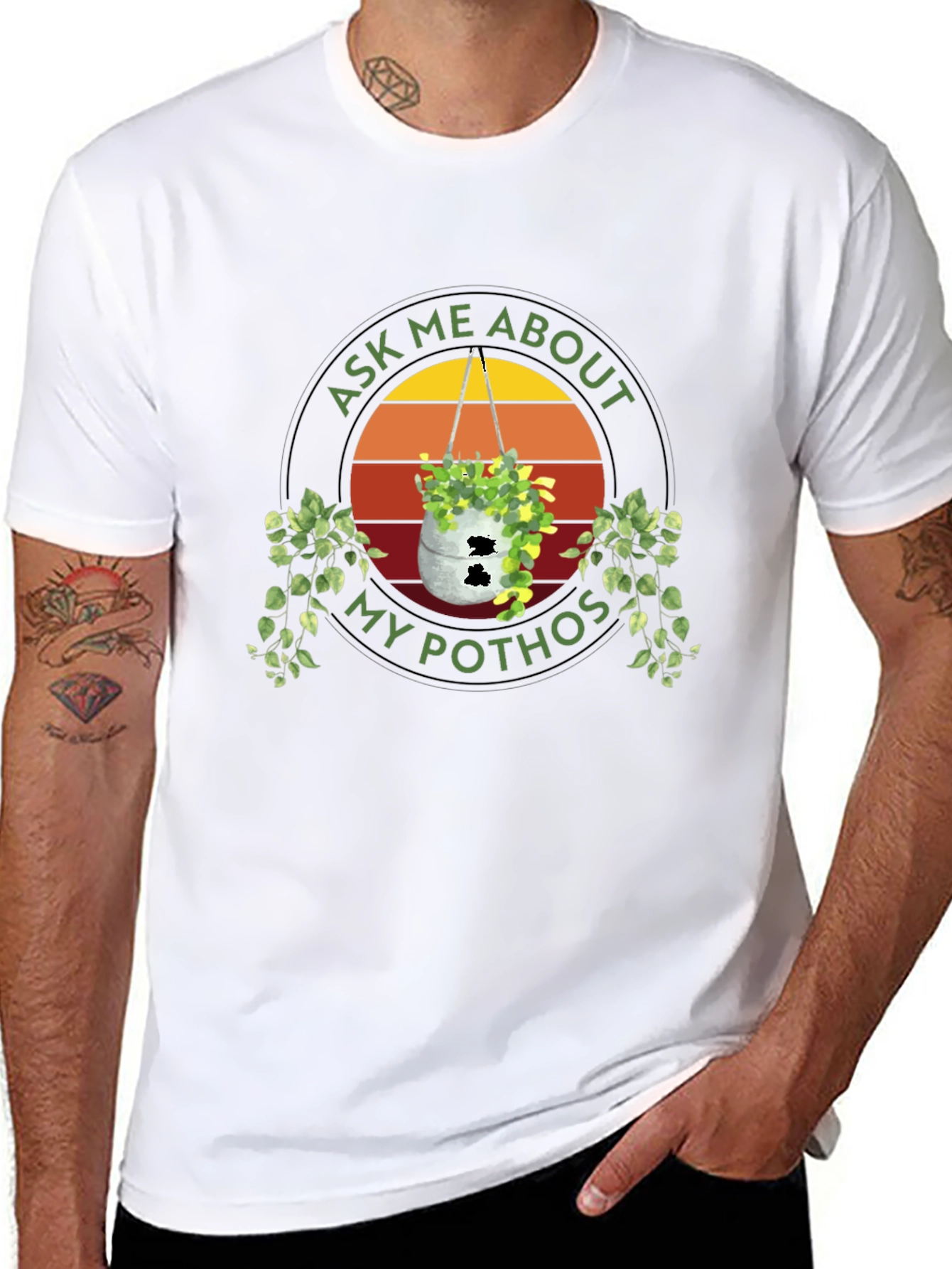 Ask Me About My Pothos Plant T-Shirt