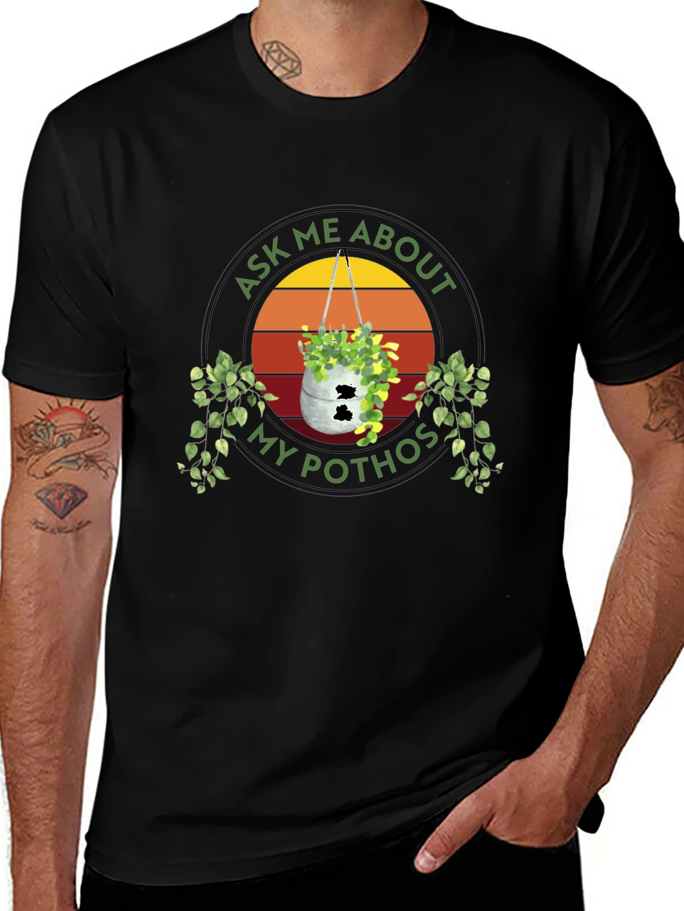 Ask Me About My Pothos Plant T-Shirt