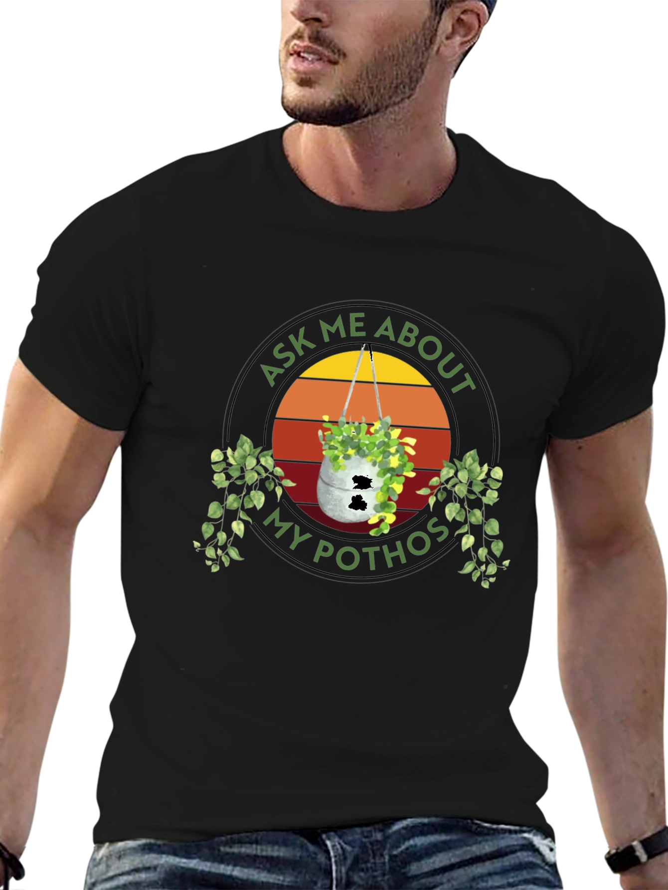 Ask Me About My Pothos Plant T-Shirt