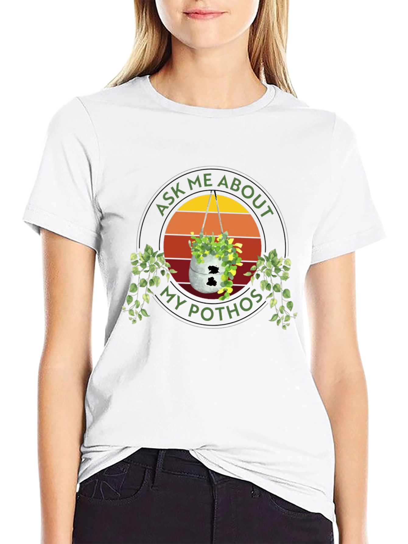 Ask Me About My Pothos Plant T-Shirt