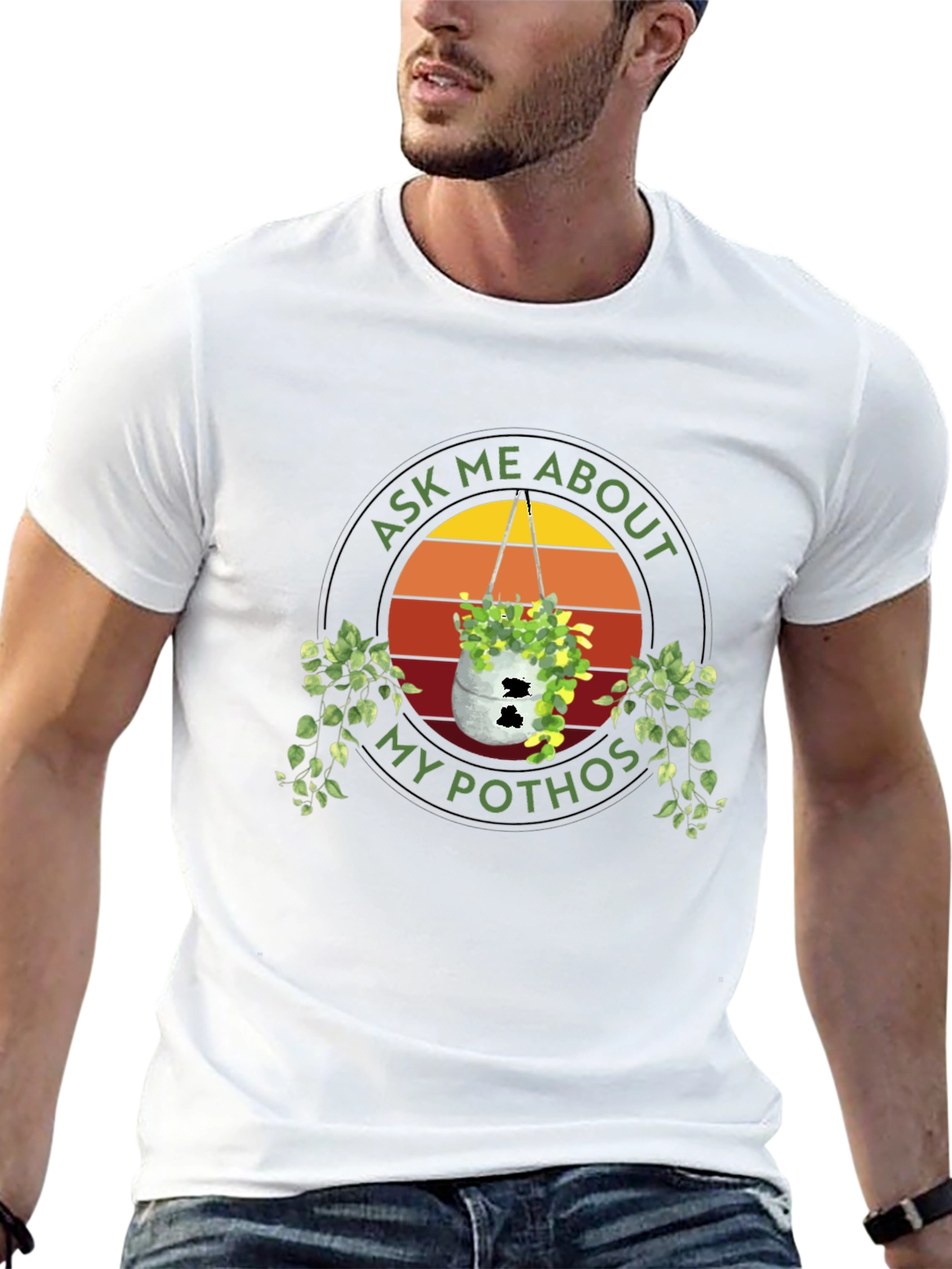 Ask Me About My Pothos Plant T-Shirt