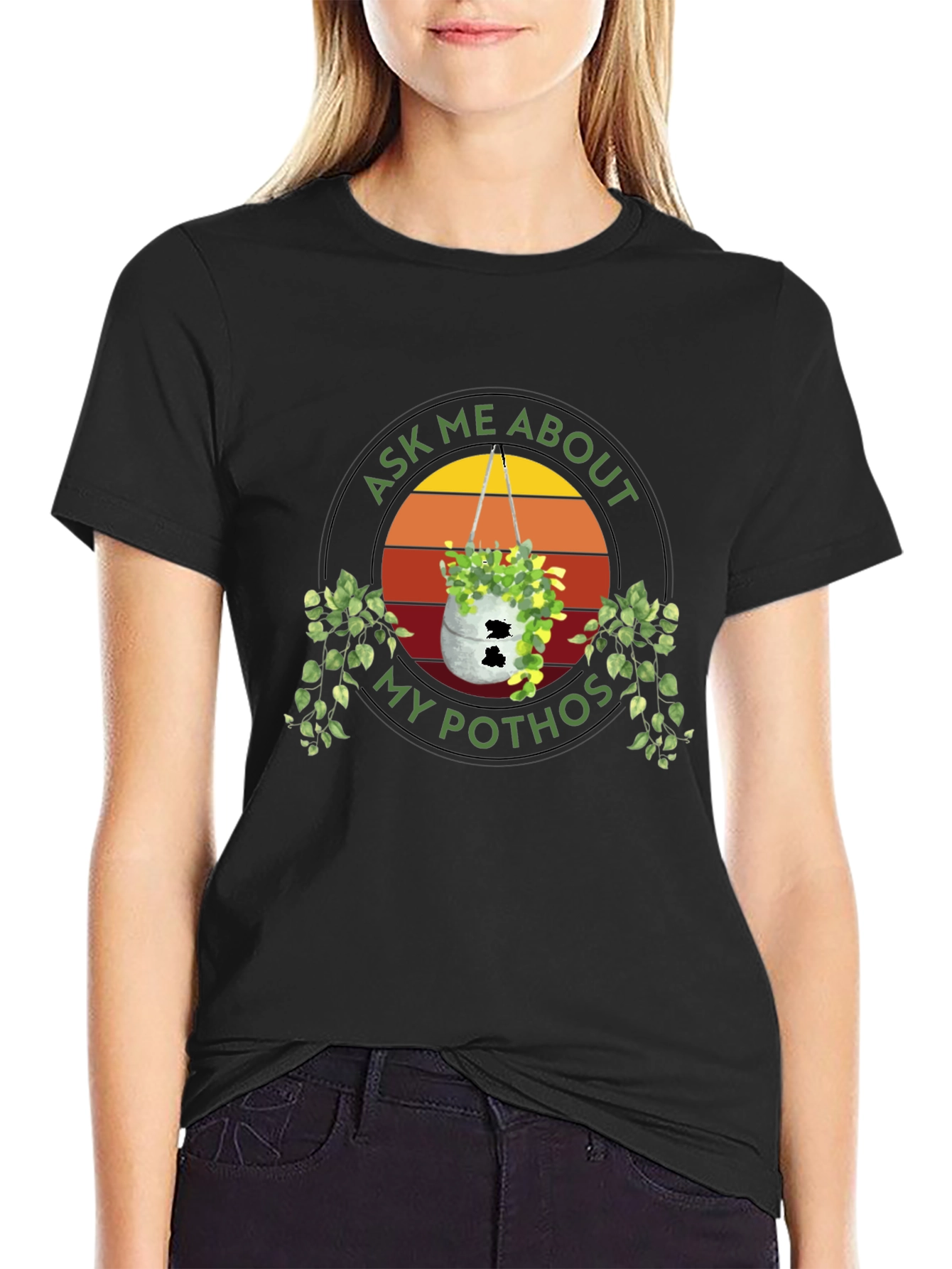 Ask Me About My Pothos Plant T-Shirt