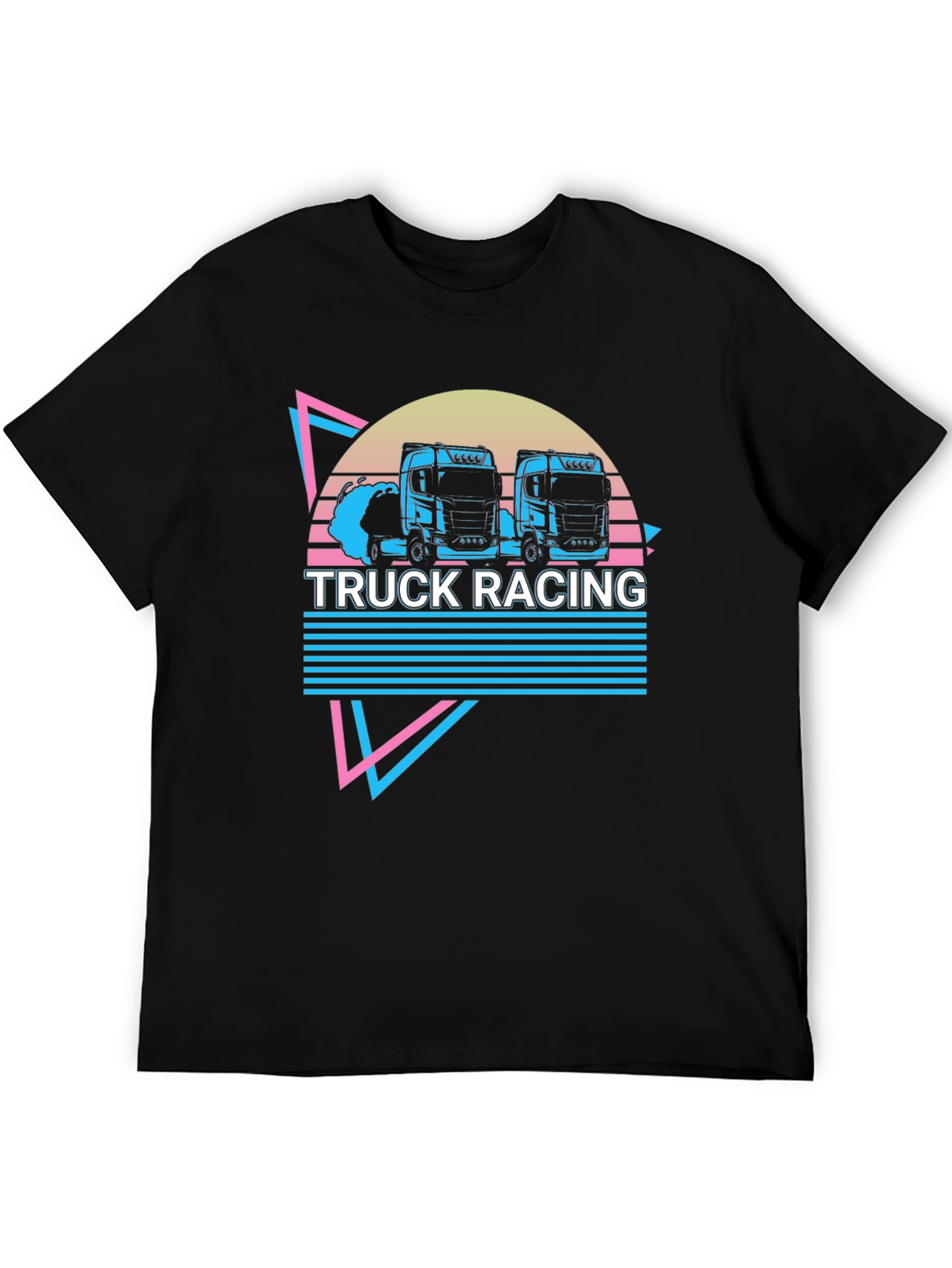 Truck Racing Retro Graphic Tee