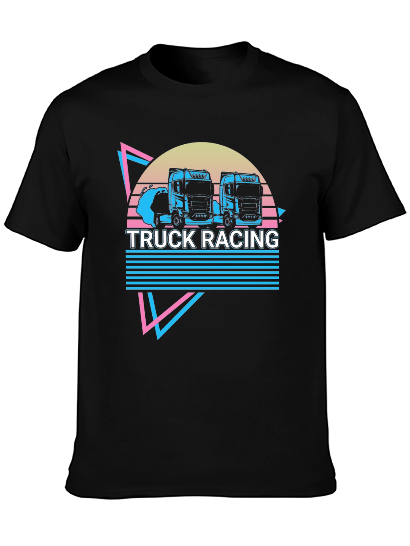 Truck Racing Retro Graphic Tee