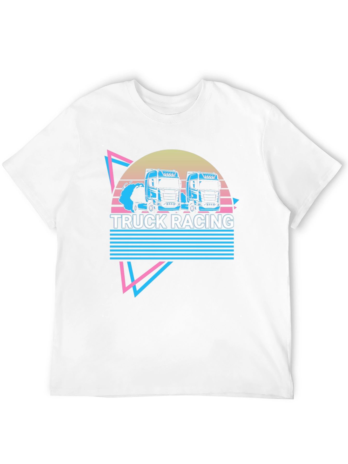 Truck Racing Retro Graphic Tee