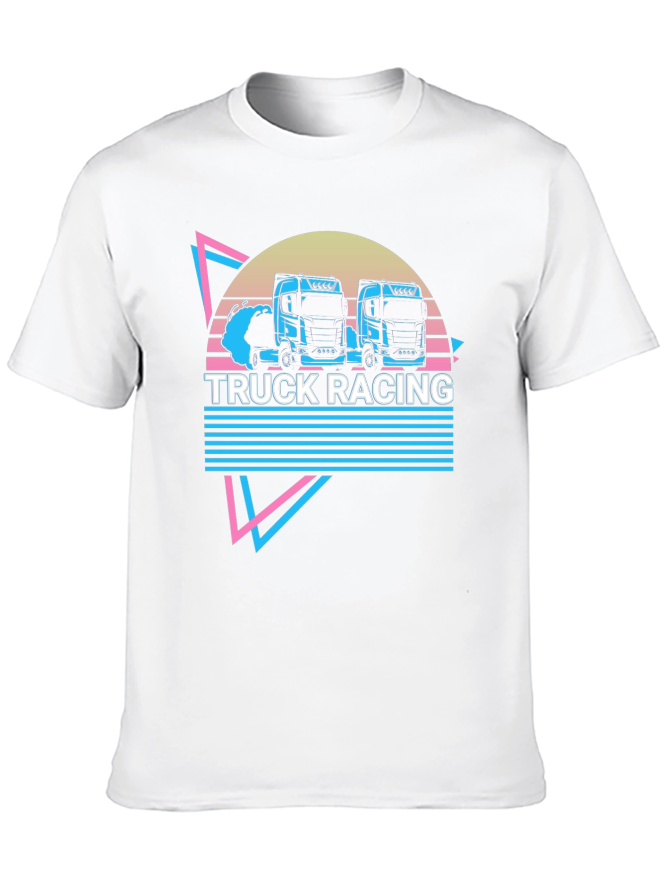 Truck Racing Retro Graphic Tee
