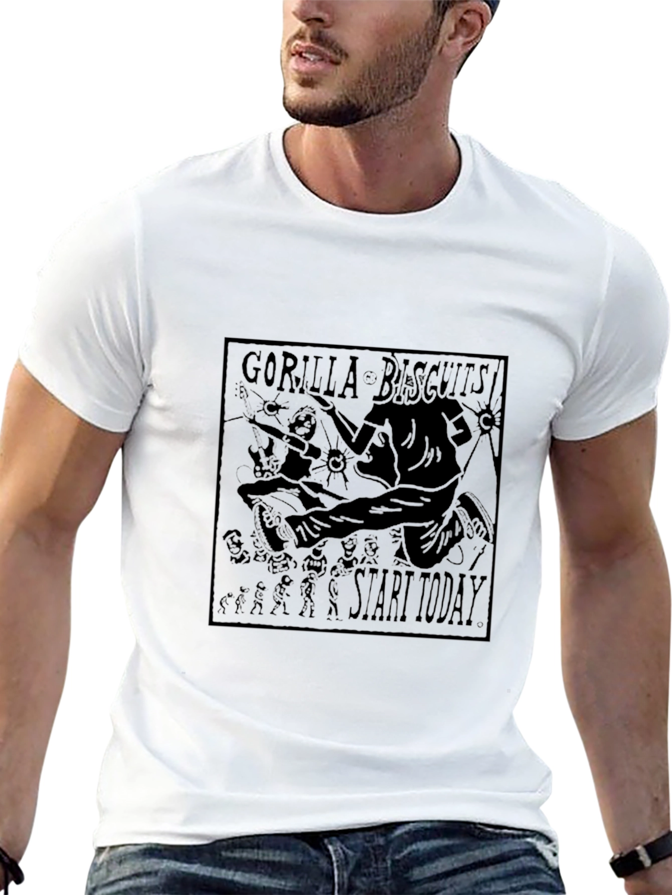 Gorilla Biscuits T-Shirt - Start Today - Black