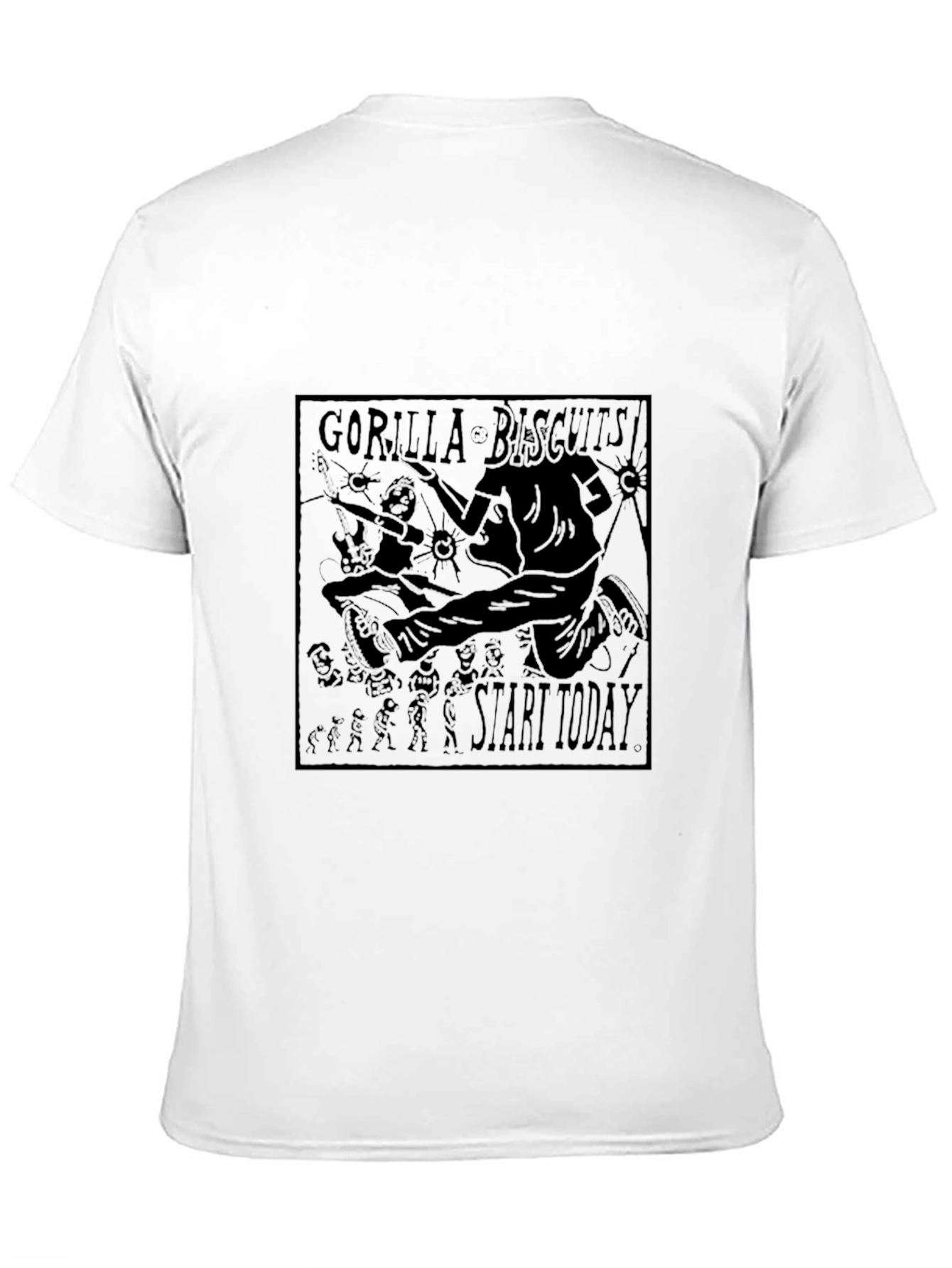 Gorilla Biscuits T-Shirt - Start Today - Black