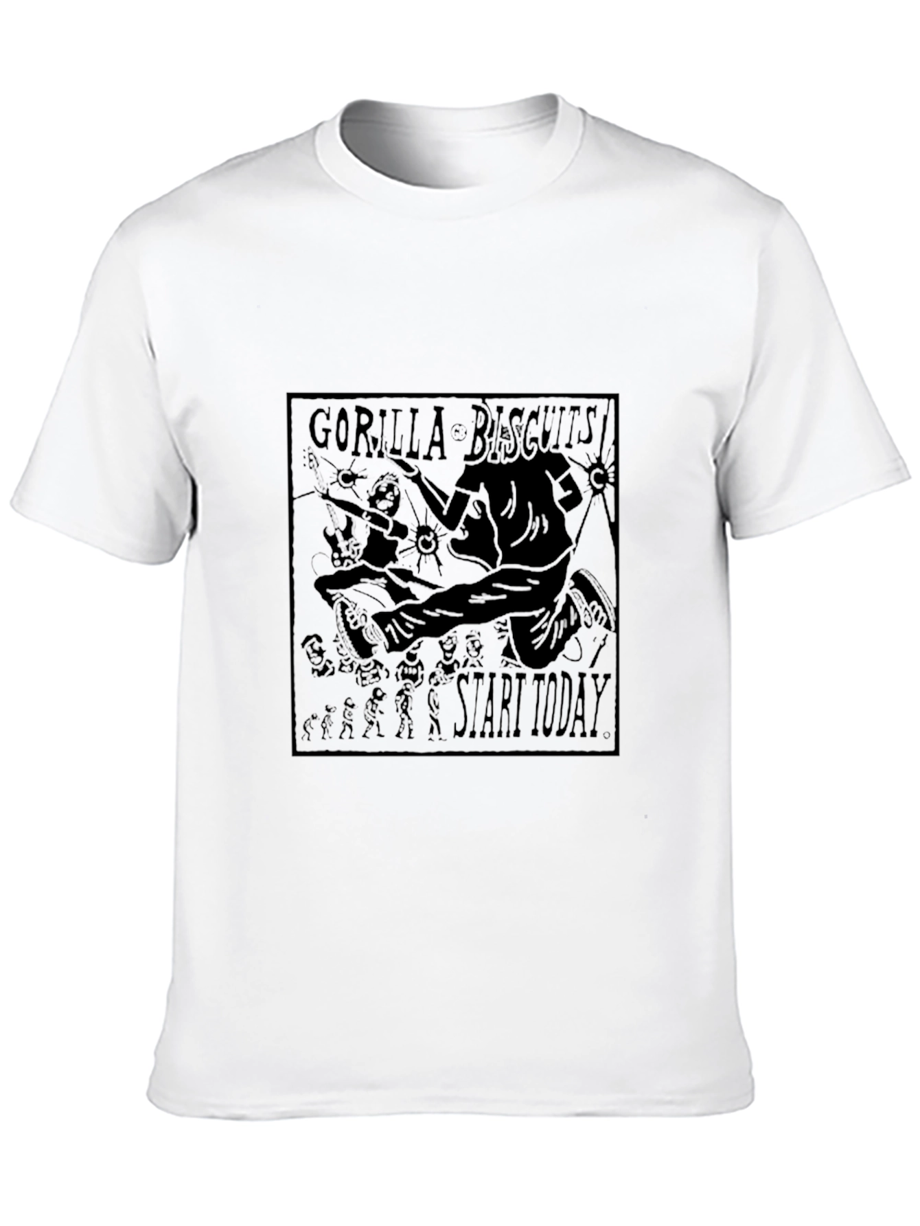Gorilla Biscuits T-Shirt - Start Today - Black