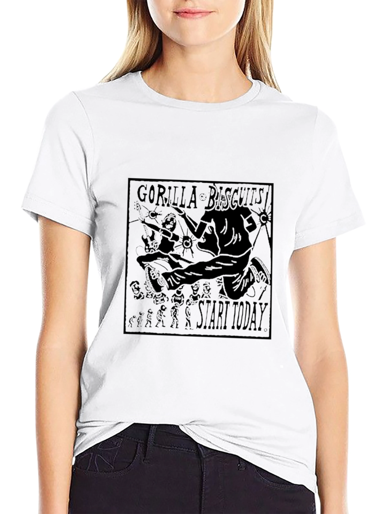 Gorilla Biscuits T-Shirt - Start Today - Black