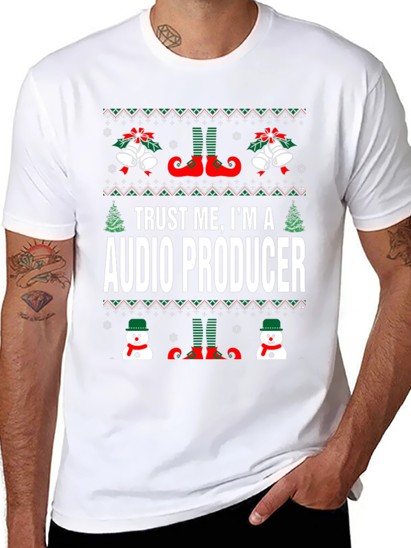 Trust Me Im A Audio Producer Christmas T-Shirt