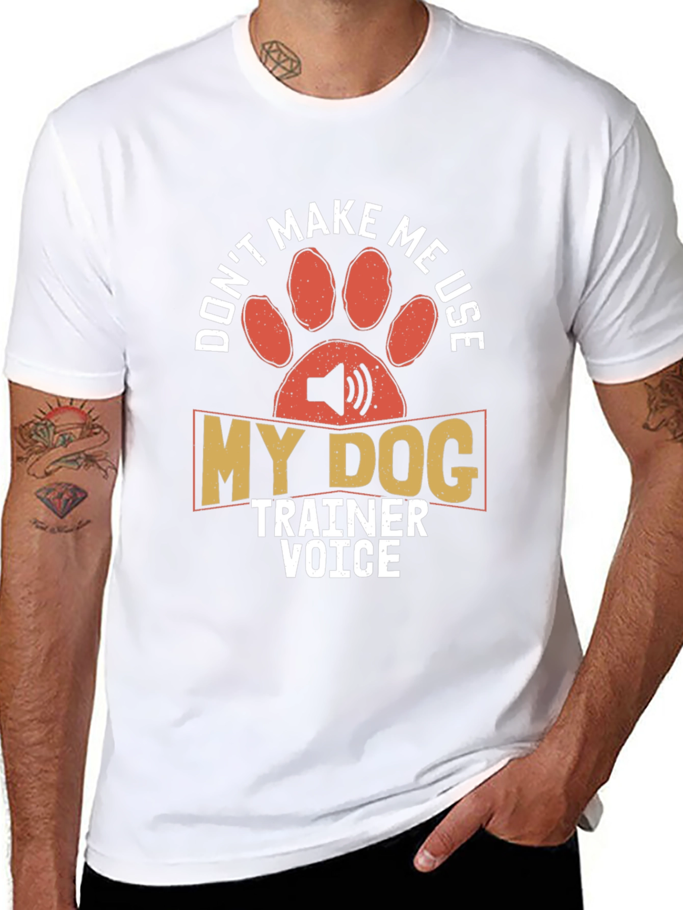 Dog Trainer Voice T-Shirt - Funny Dog Lover Tee