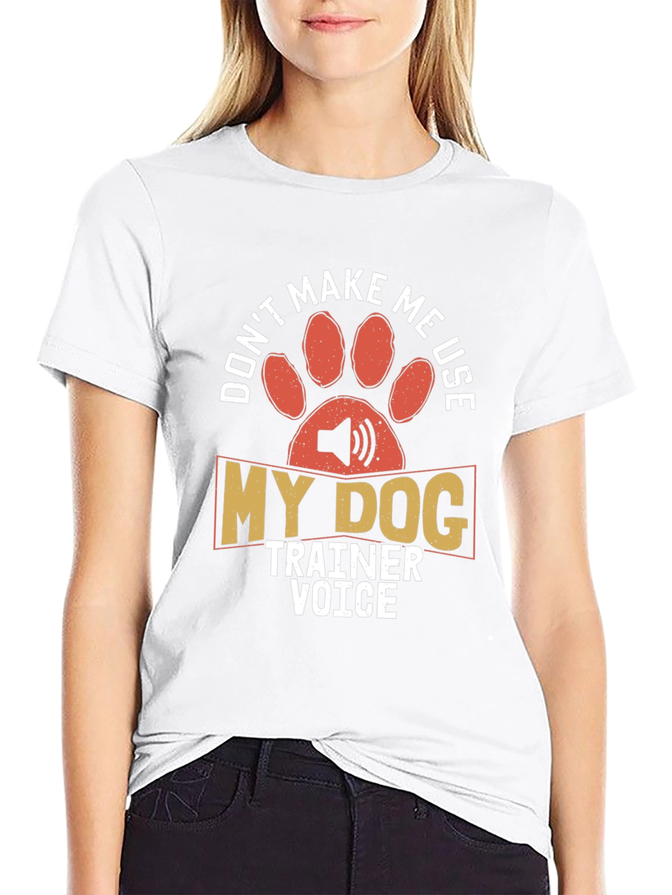 Dog Trainer Voice T-Shirt - Funny Dog Lover Tee