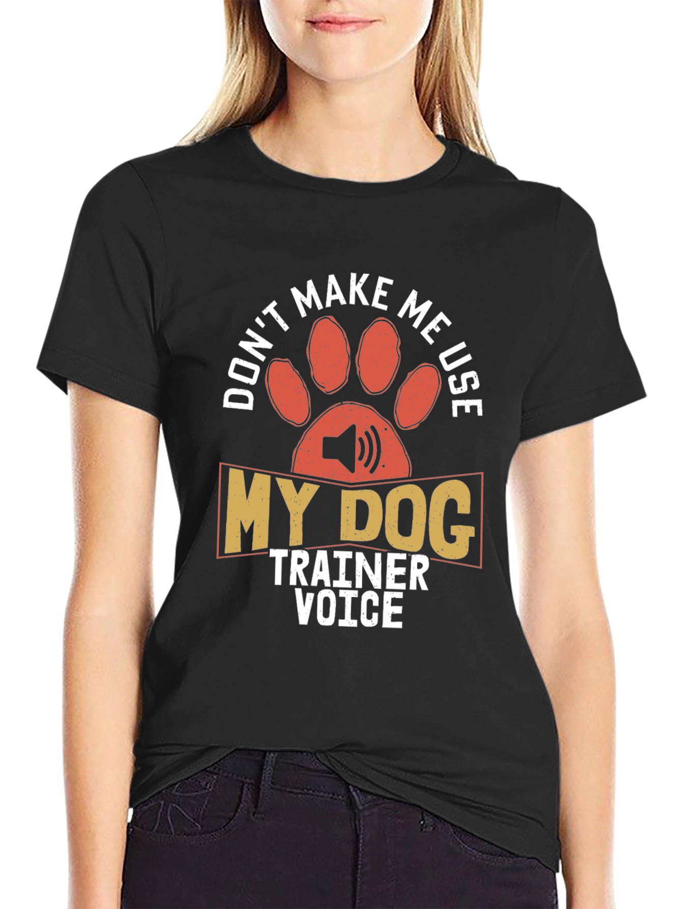 Dog Trainer Voice T-Shirt - Funny Dog Lover Tee