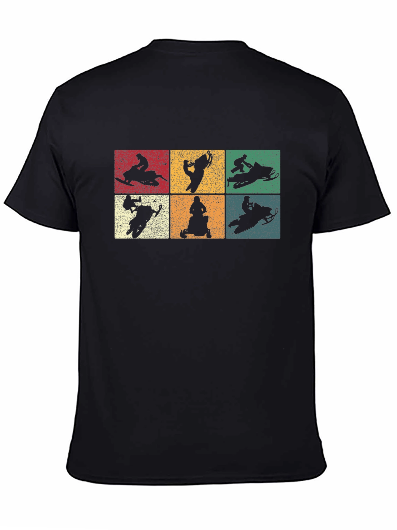 Retro Snowmobile Silhouette T-Shirt