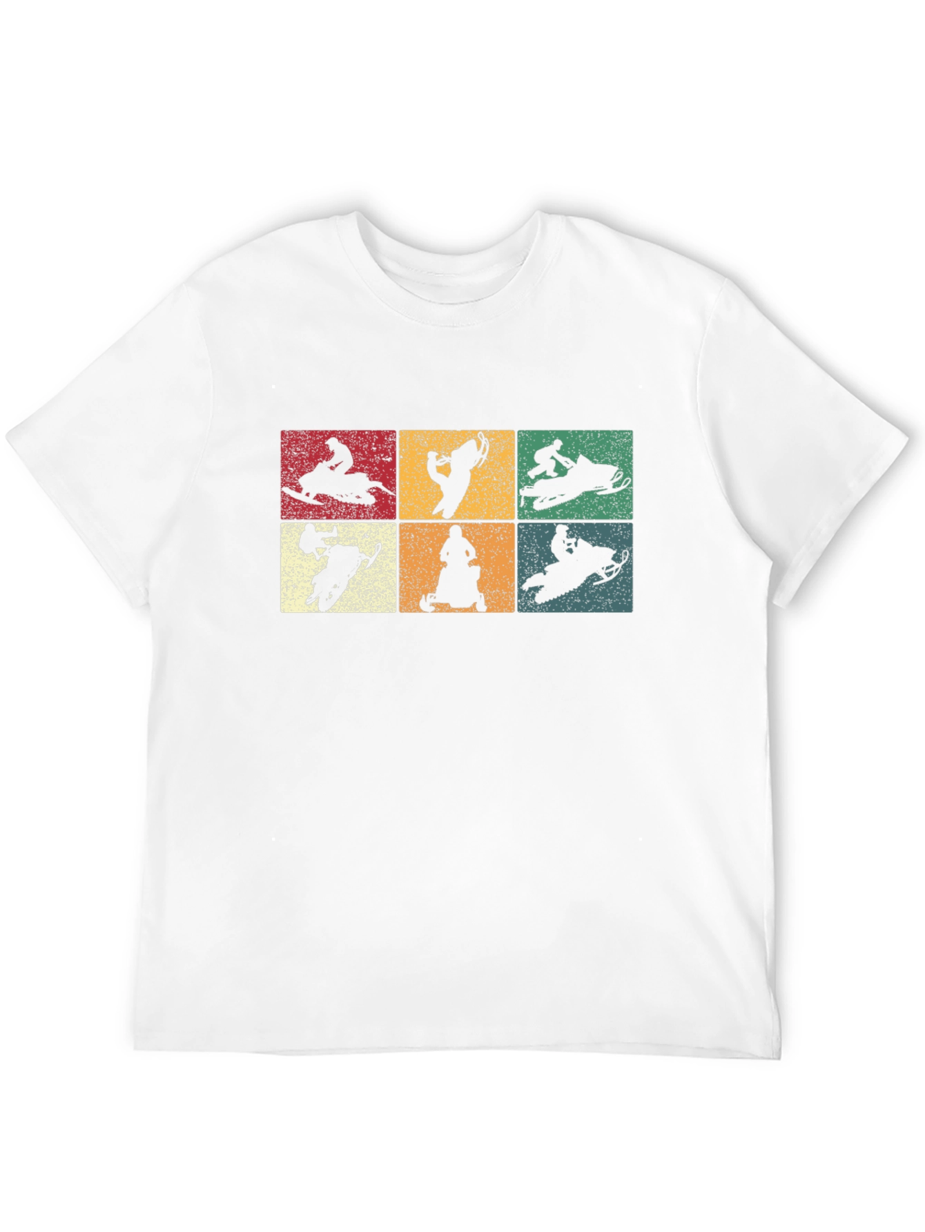 Retro Snowmobile Silhouette T-Shirt