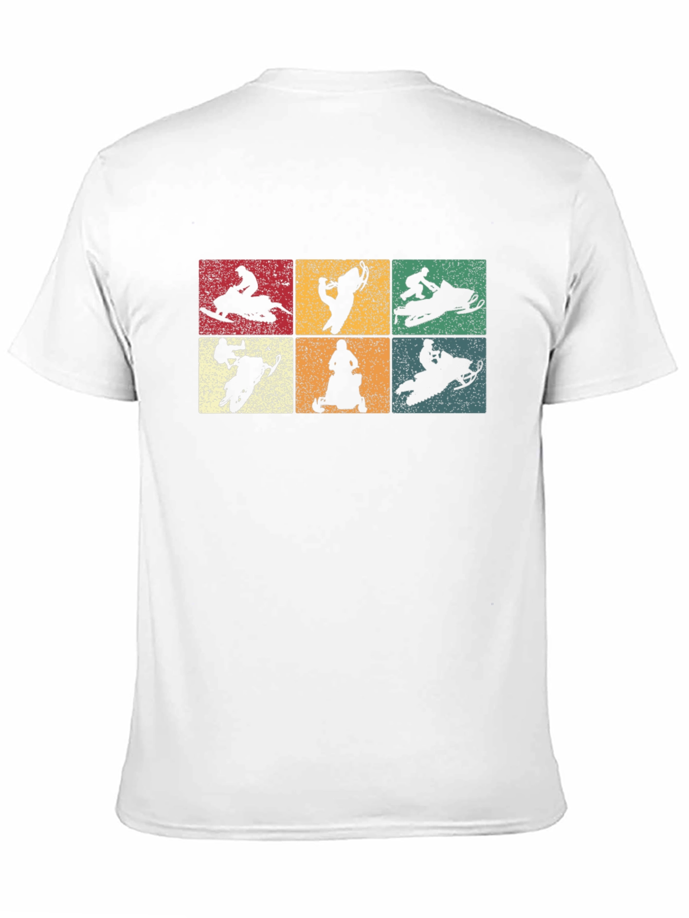 Retro Snowmobile Silhouette T-Shirt
