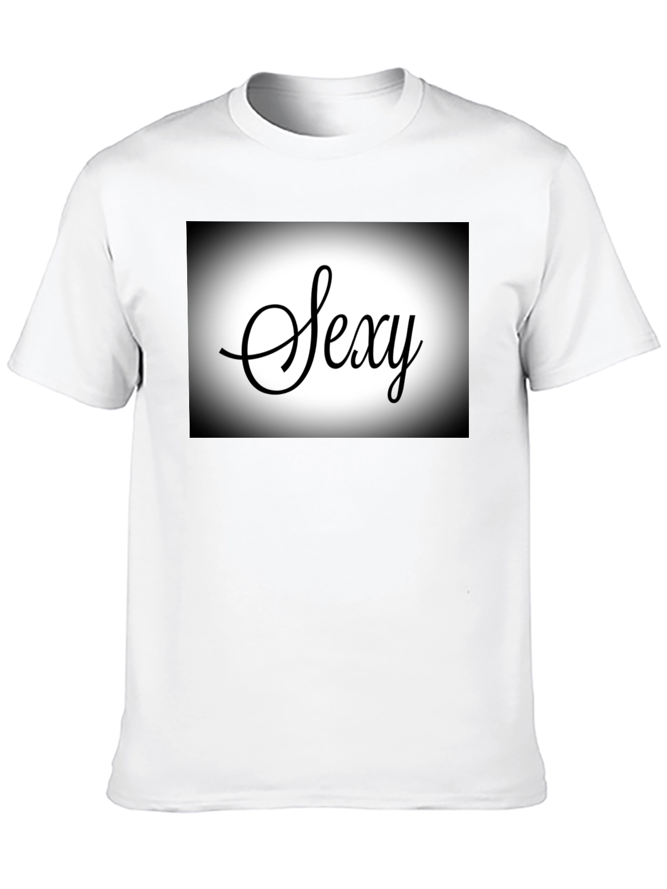 Sexy Script Black T-Shirt