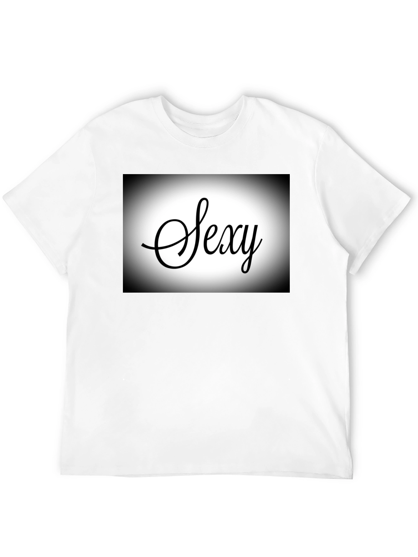 Sexy Script Black T-Shirt