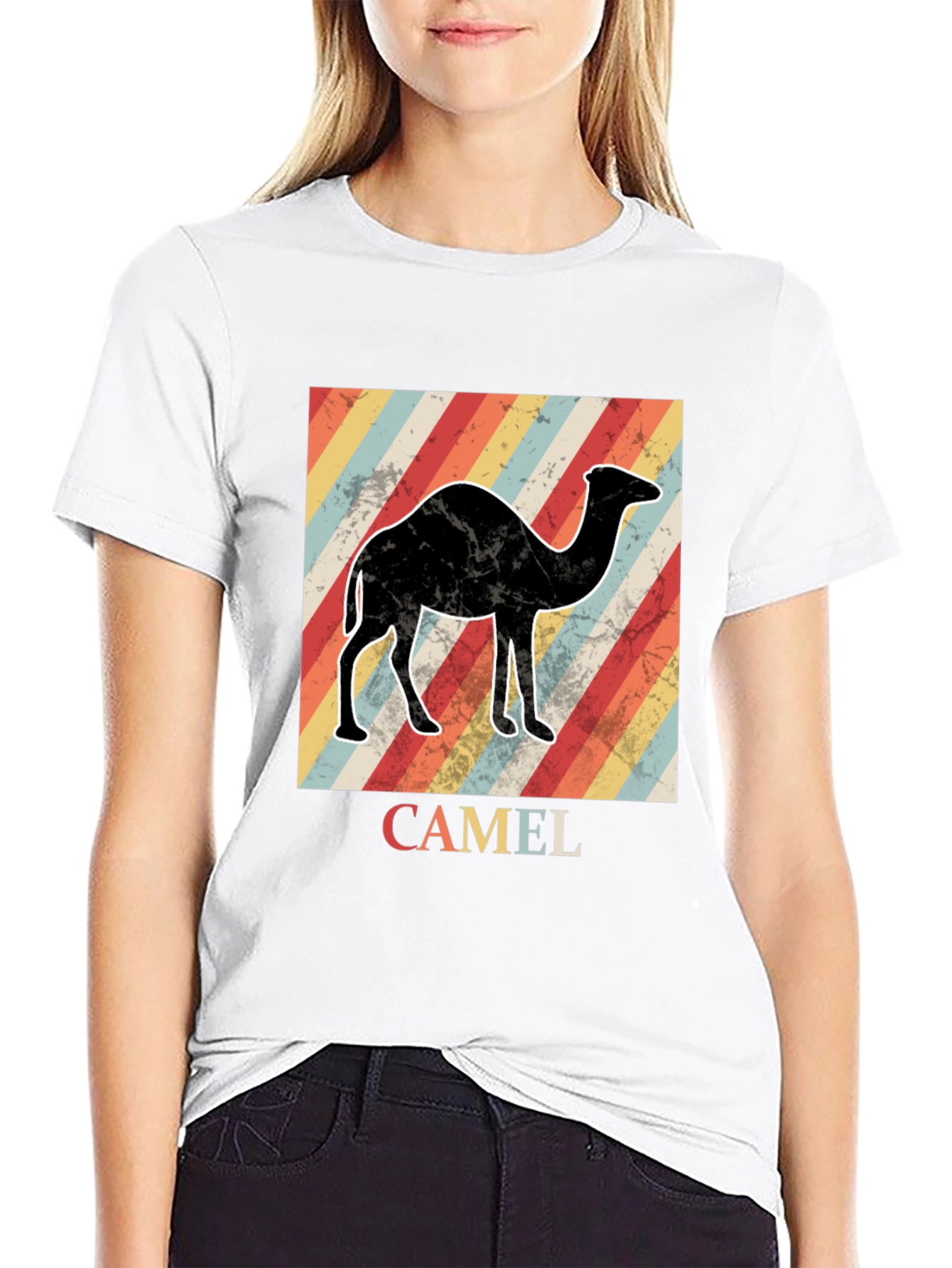 Retro Camel Graphic T-Shirt