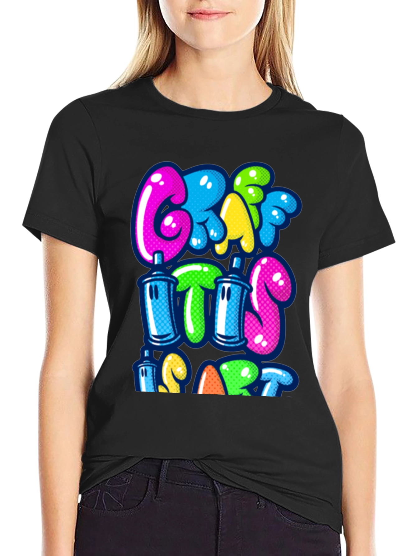 Graffiti Art T-Shirt: Vibrant Urban Style