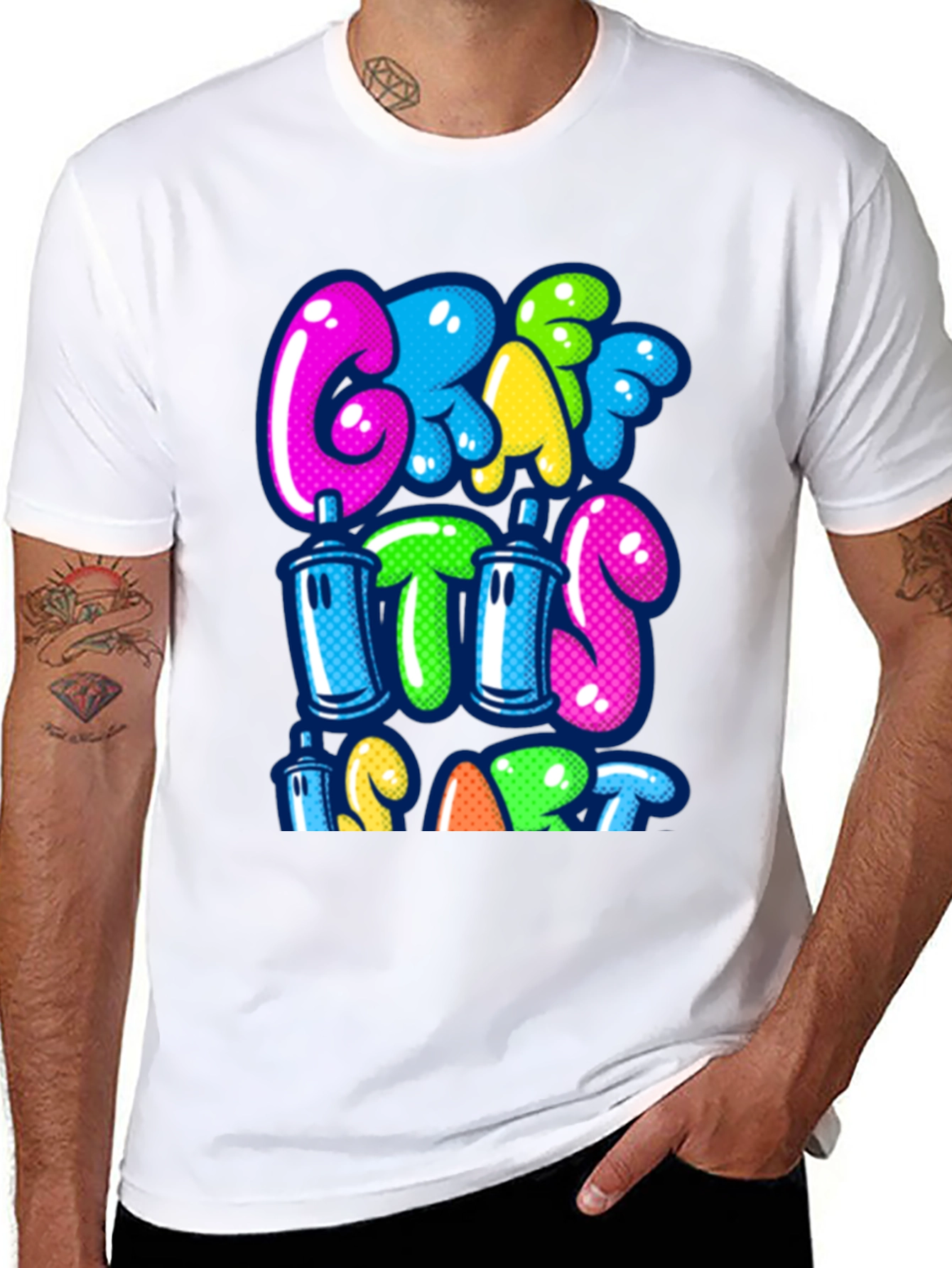 Graffiti Art T-Shirt: Vibrant Urban Style