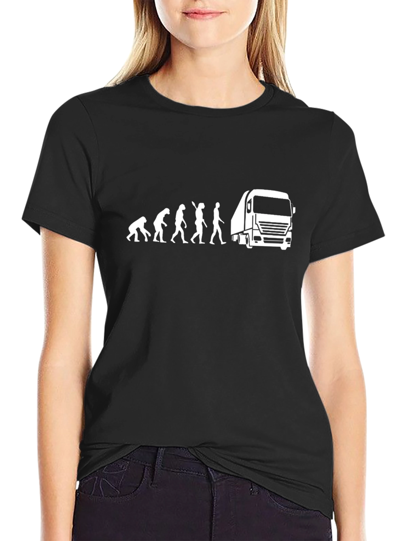 Truck Driver Evolution Graphic T-Shirt