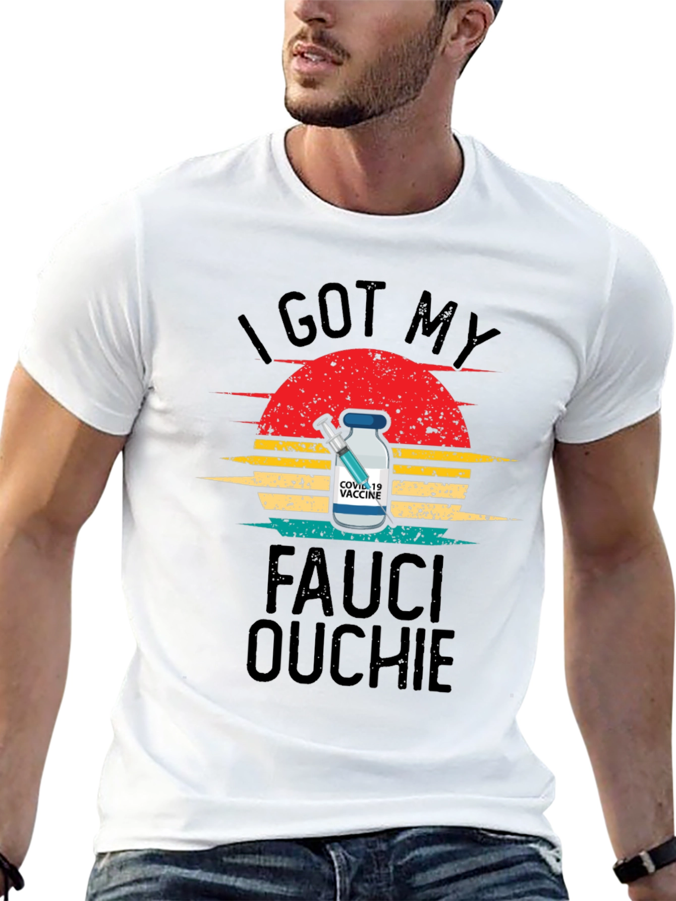 I Got My Fauci Ouchie Retro T-Shirt
