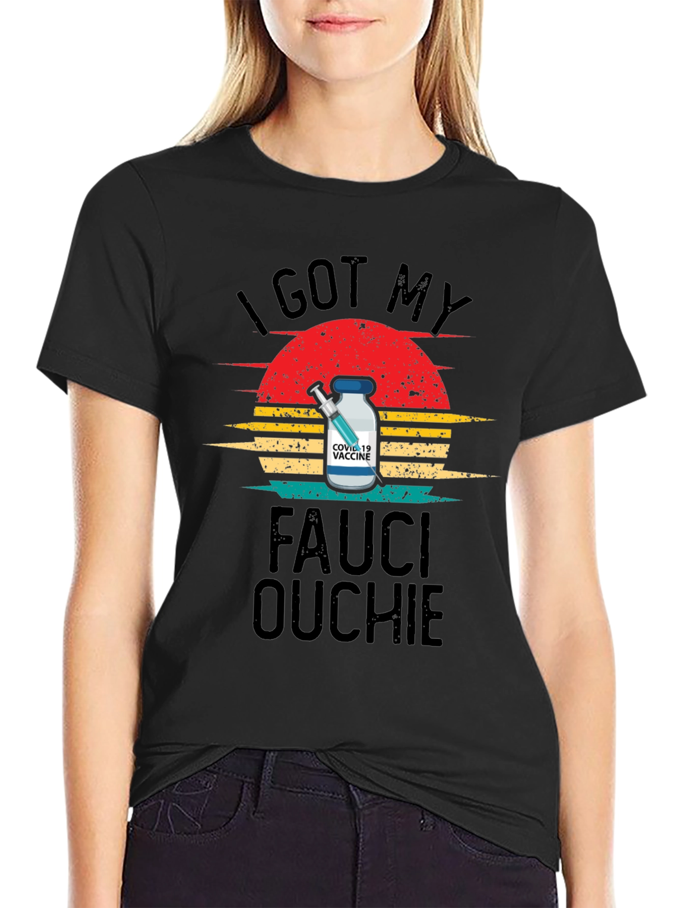 I Got My Fauci Ouchie Retro T-Shirt