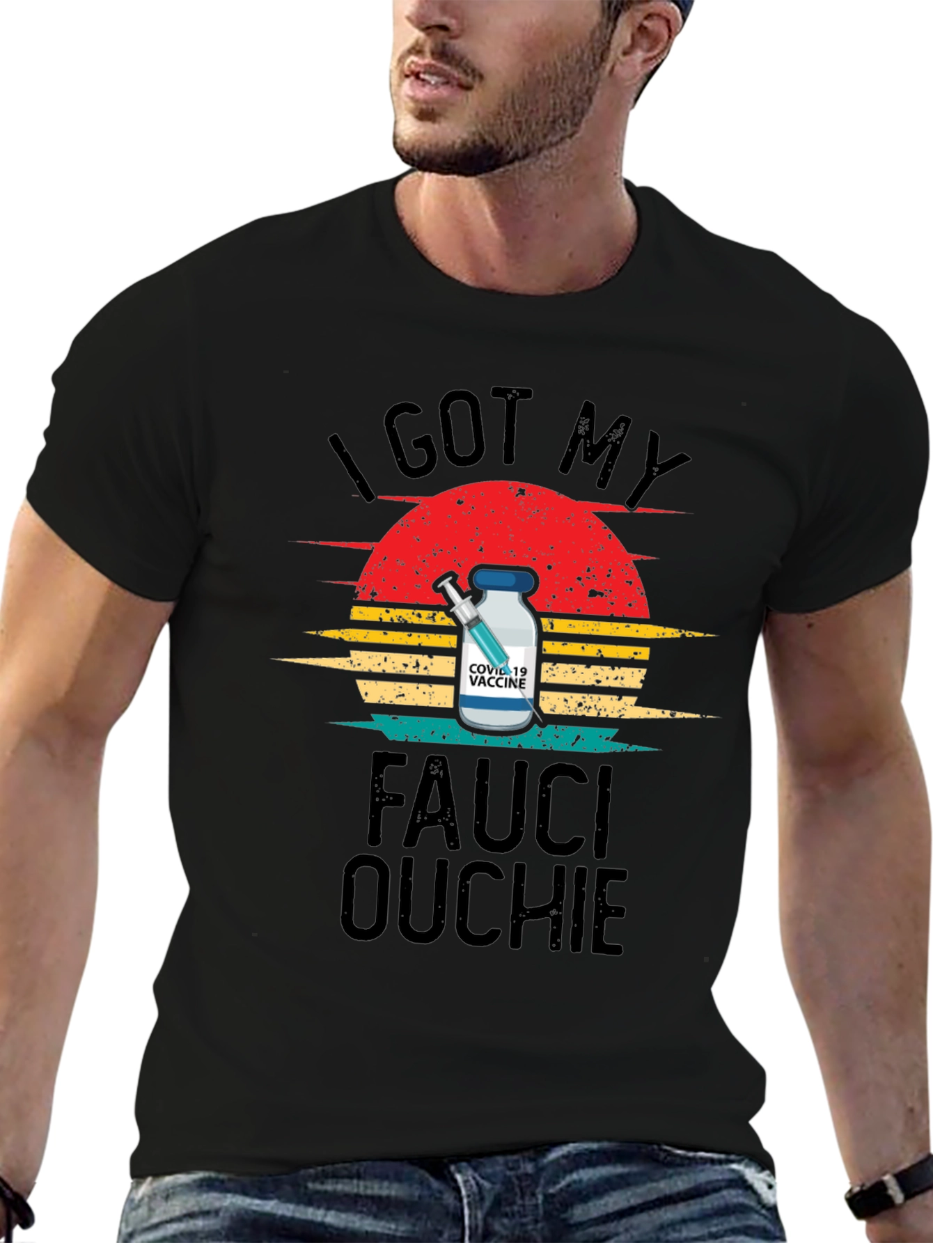 I Got My Fauci Ouchie Retro T-Shirt
