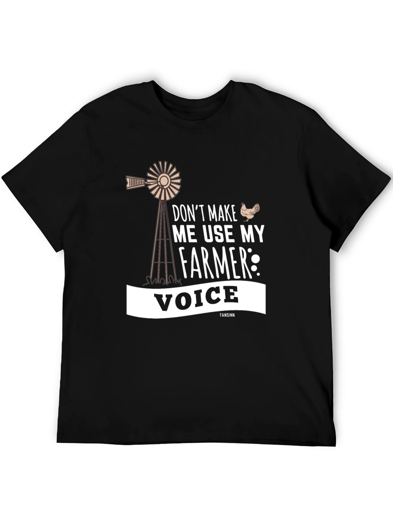 Funny Farmer Voice Graphic Tee