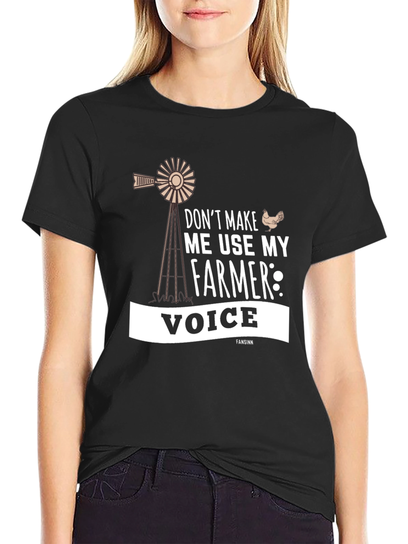 Funny Farmer Voice Graphic Tee