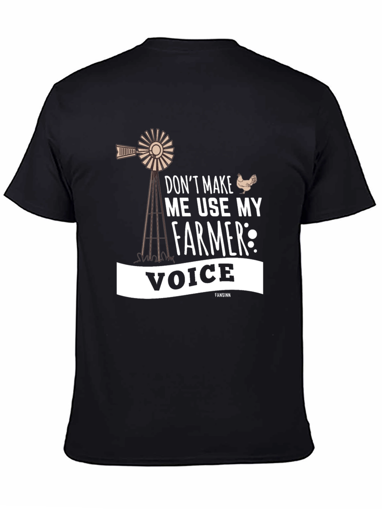 Funny Farmer Voice Graphic Tee