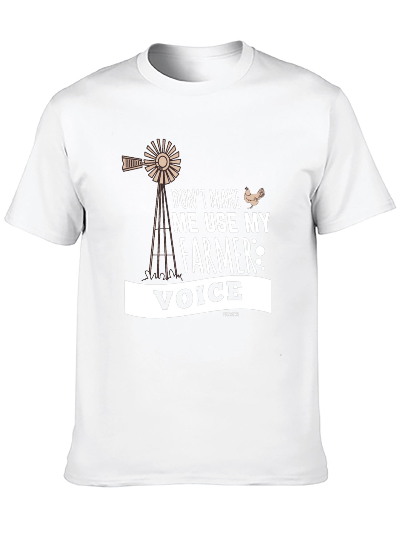 Funny Farmer Voice Graphic Tee