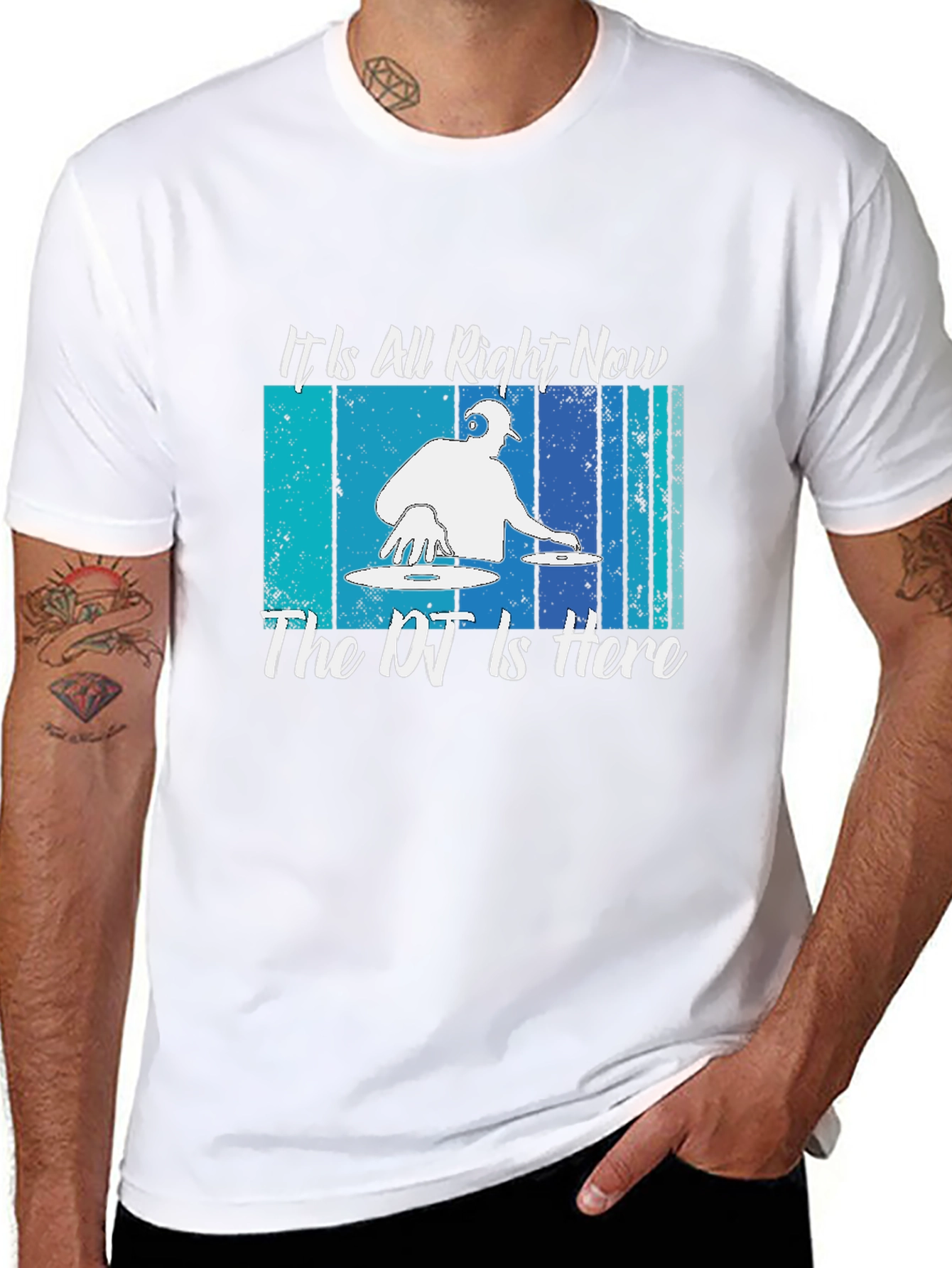 DJ Music T-Shirt: It Is All Right Now