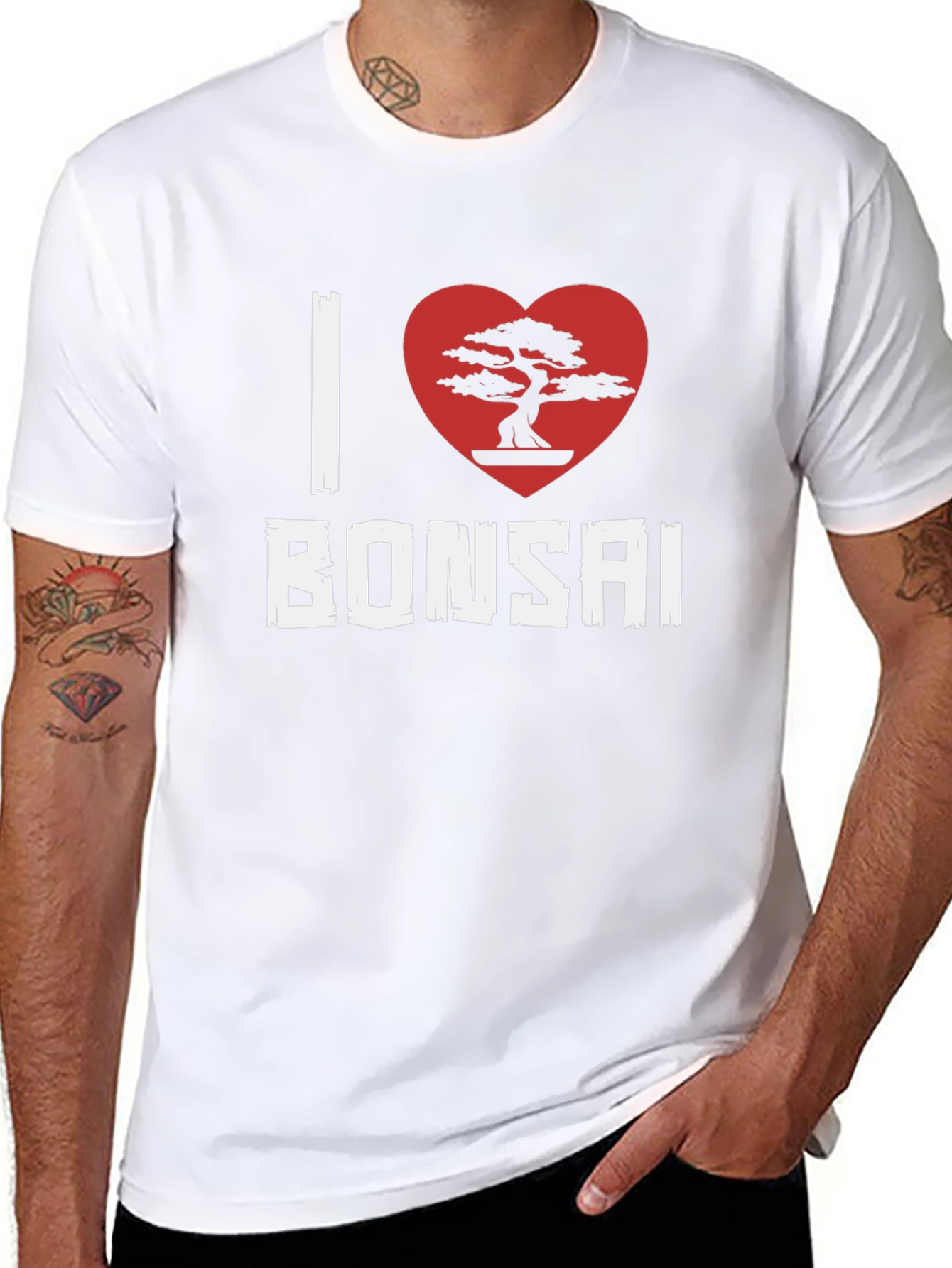 I Heart Bonsai Graphic T-Shirt