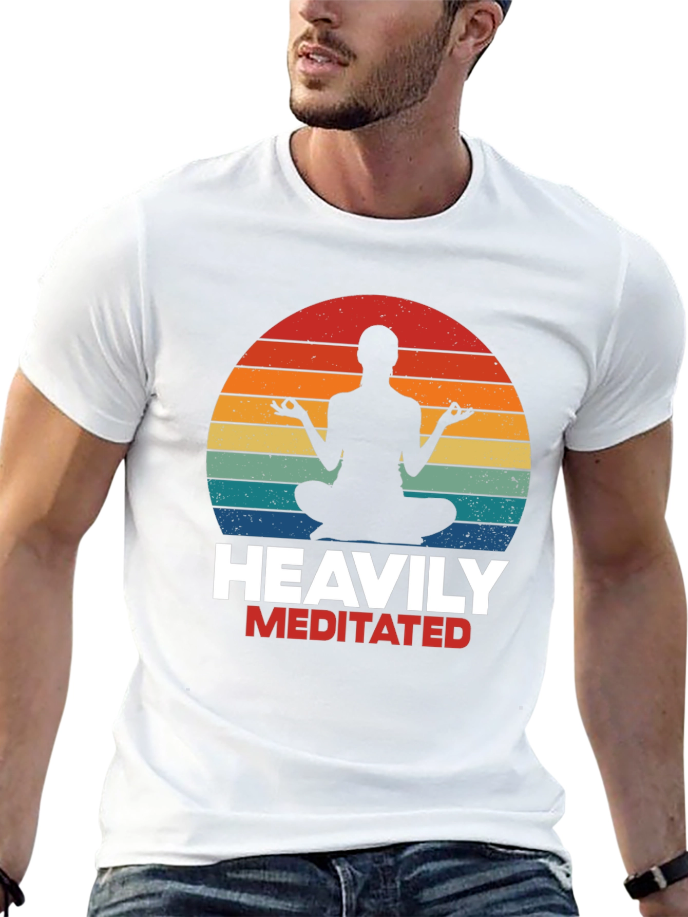 Heavily Meditated Yoga T-Shirt