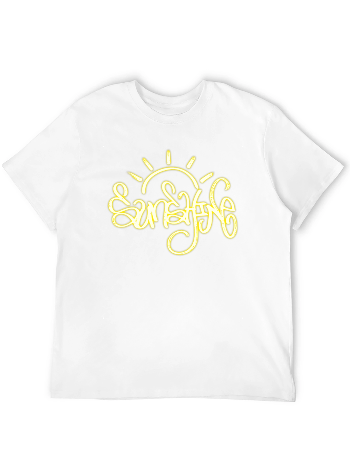 Sunshine Graphic Tee - Stylish Black T-Shirt