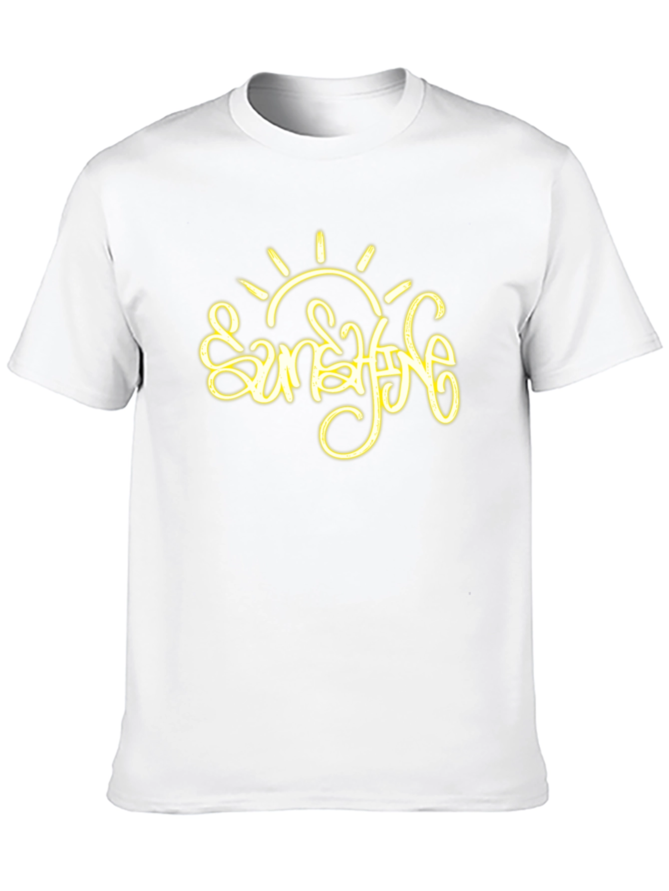Sunshine Graphic Tee - Stylish Black T-Shirt